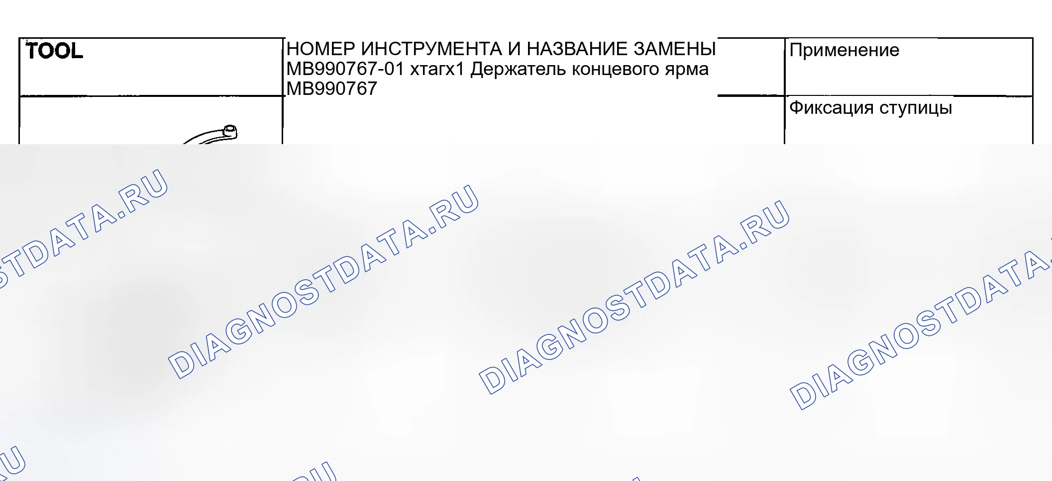 Рис. 5: СПЕЦИАЛЬНЫЕ ИНСТРУМЕНТЫ. Mazda MX-5 NA