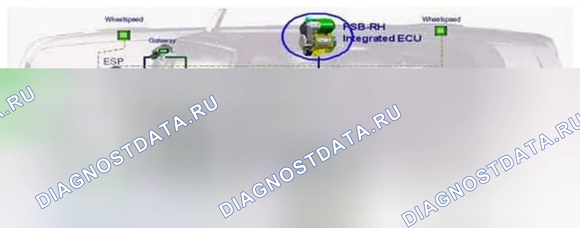 Рис. 377: Расположение компонентов. Hyundai Equus II