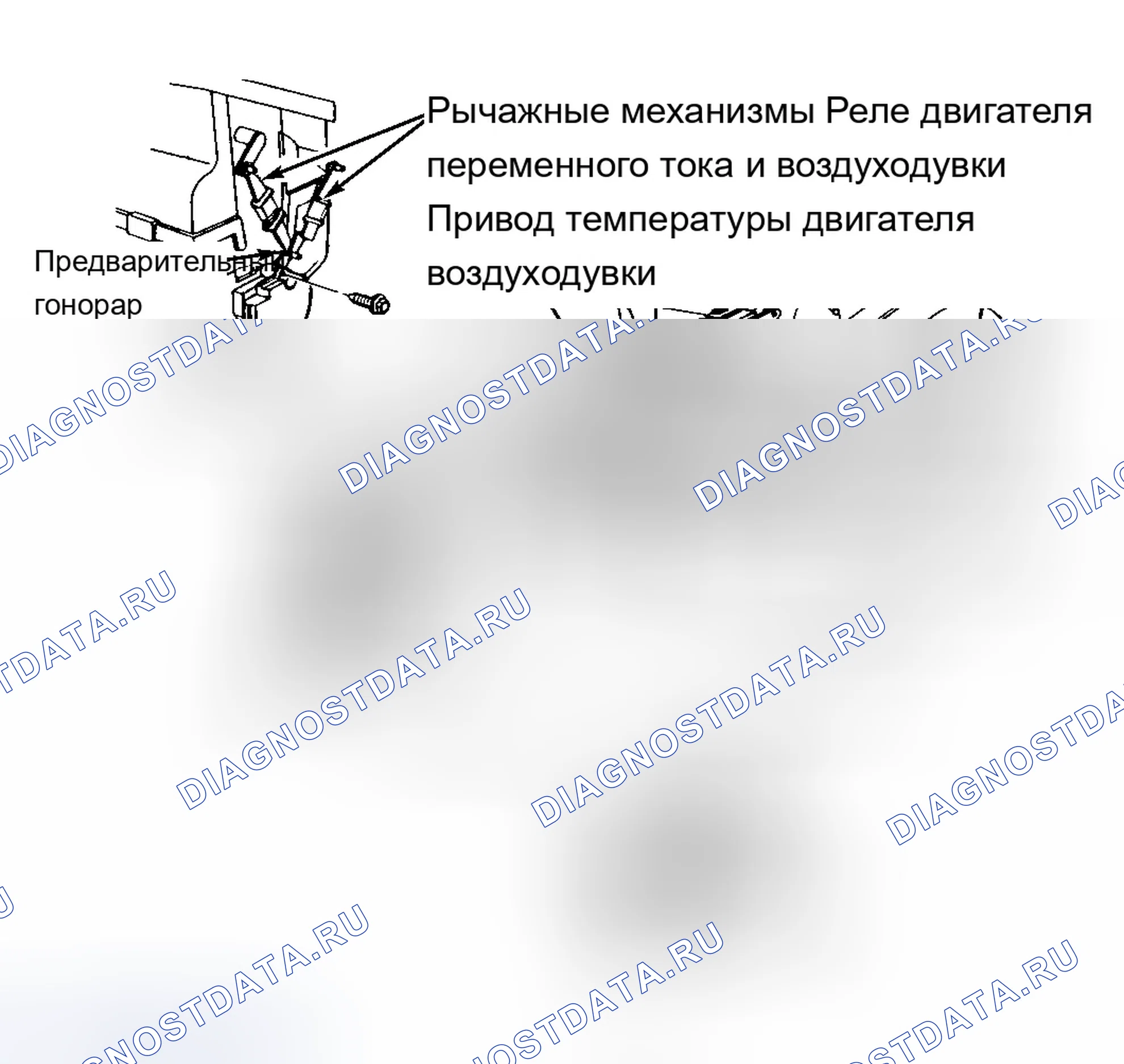 Рис. 8: ИСПОЛНИТЕЛЬНЫЕ МЕХАНИЗМЫ. Chevrolet Pickup C2500 