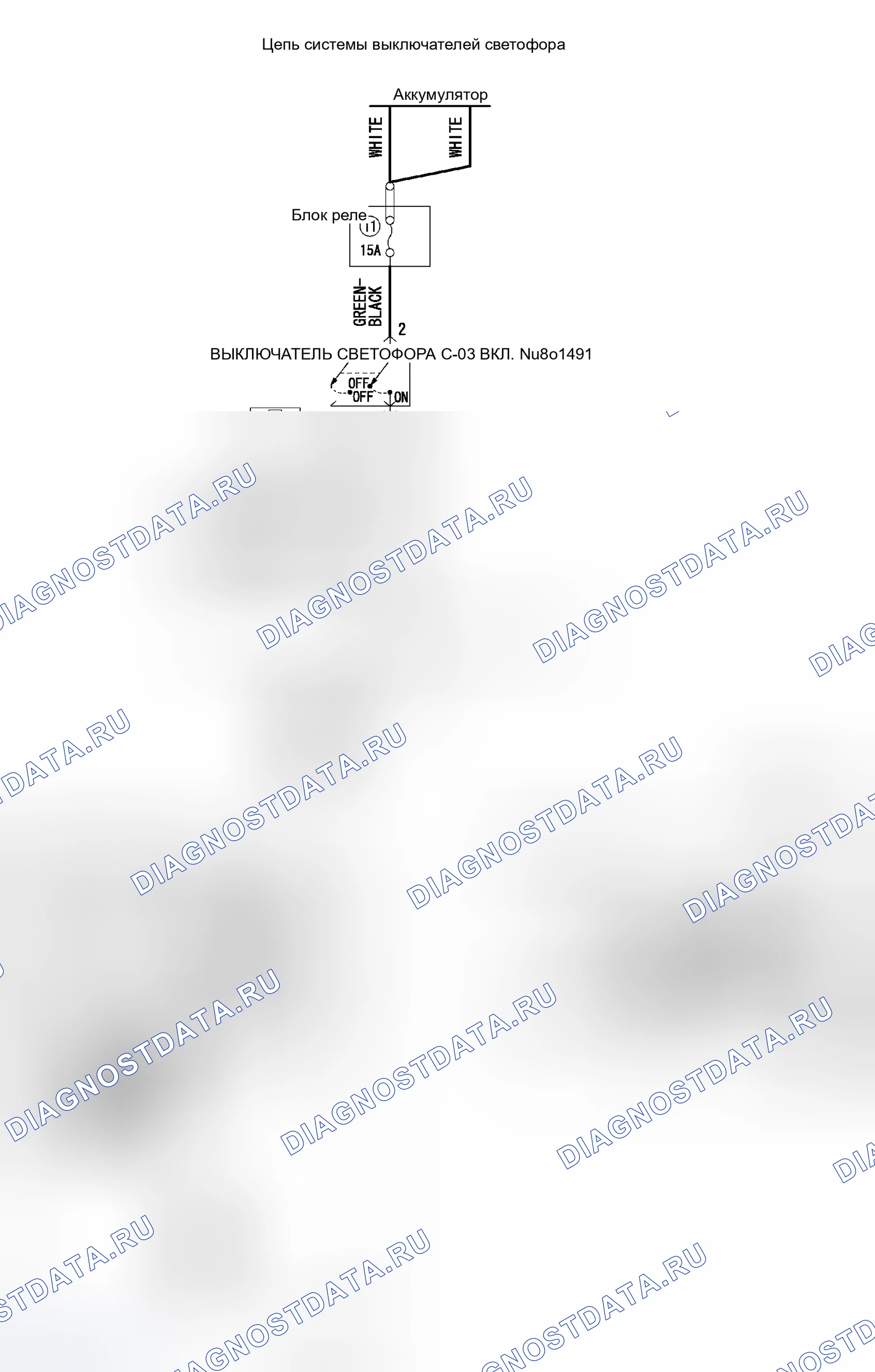 Рис. 66: расшифровка кода ошибки 26: Система выключателей светофора. Mitsubishi Endeavor I