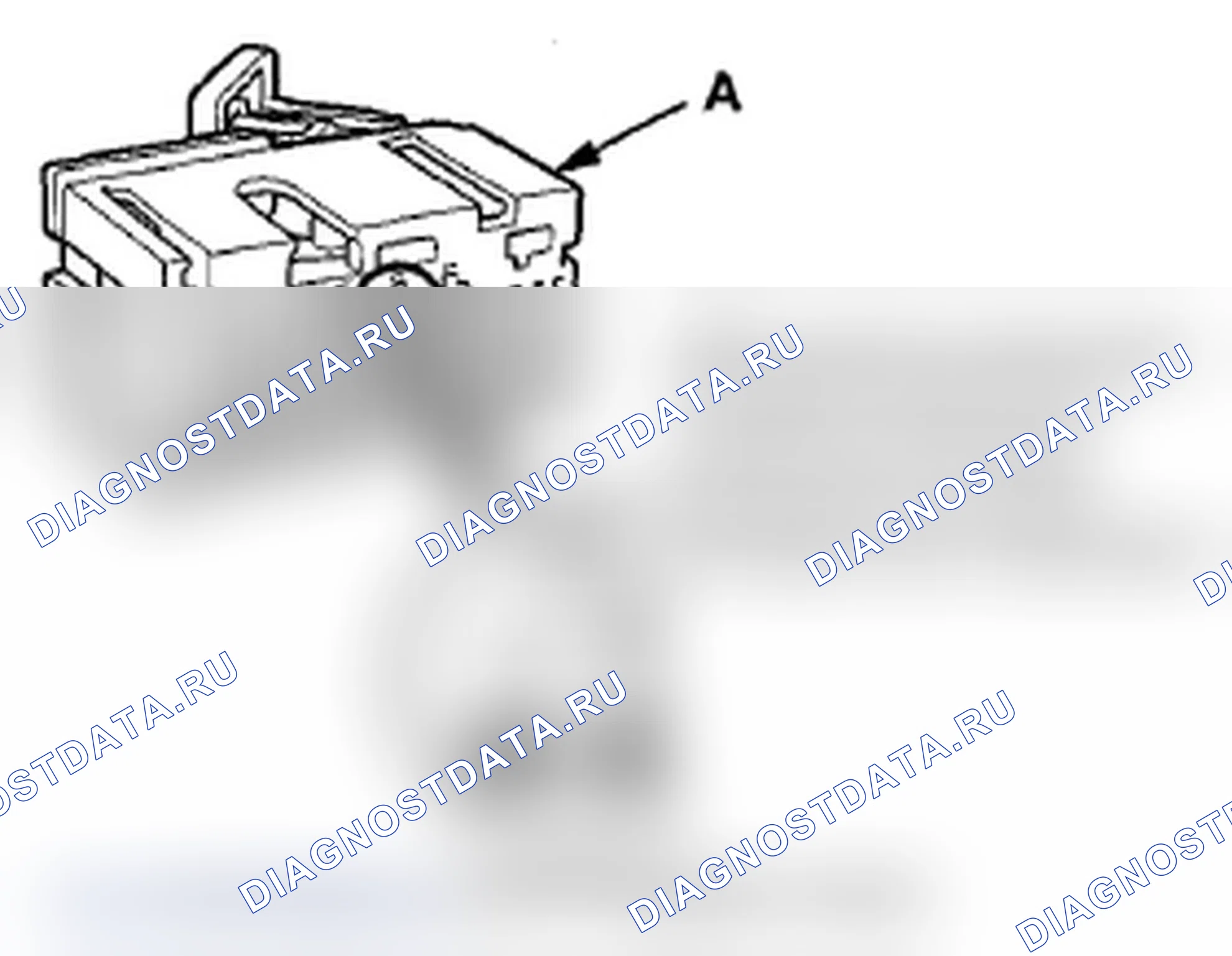 Рис. 15: Разъемы блока SRS. Acura MDX II рестайлинг