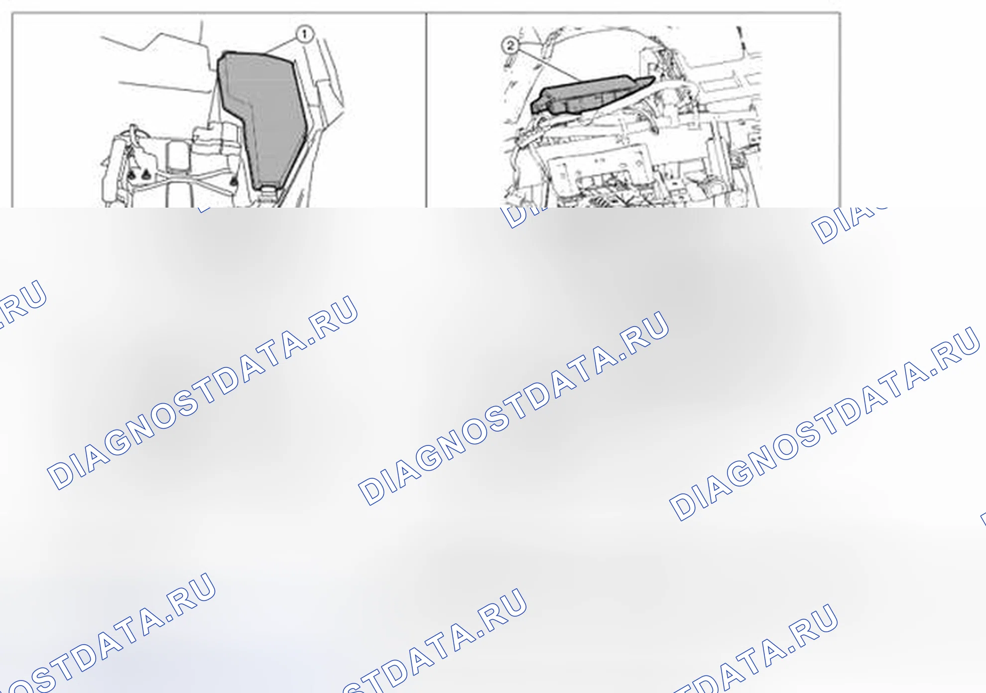 Рис. 107: Расположение компонентов. Nissan Altima L32 рестайлинг