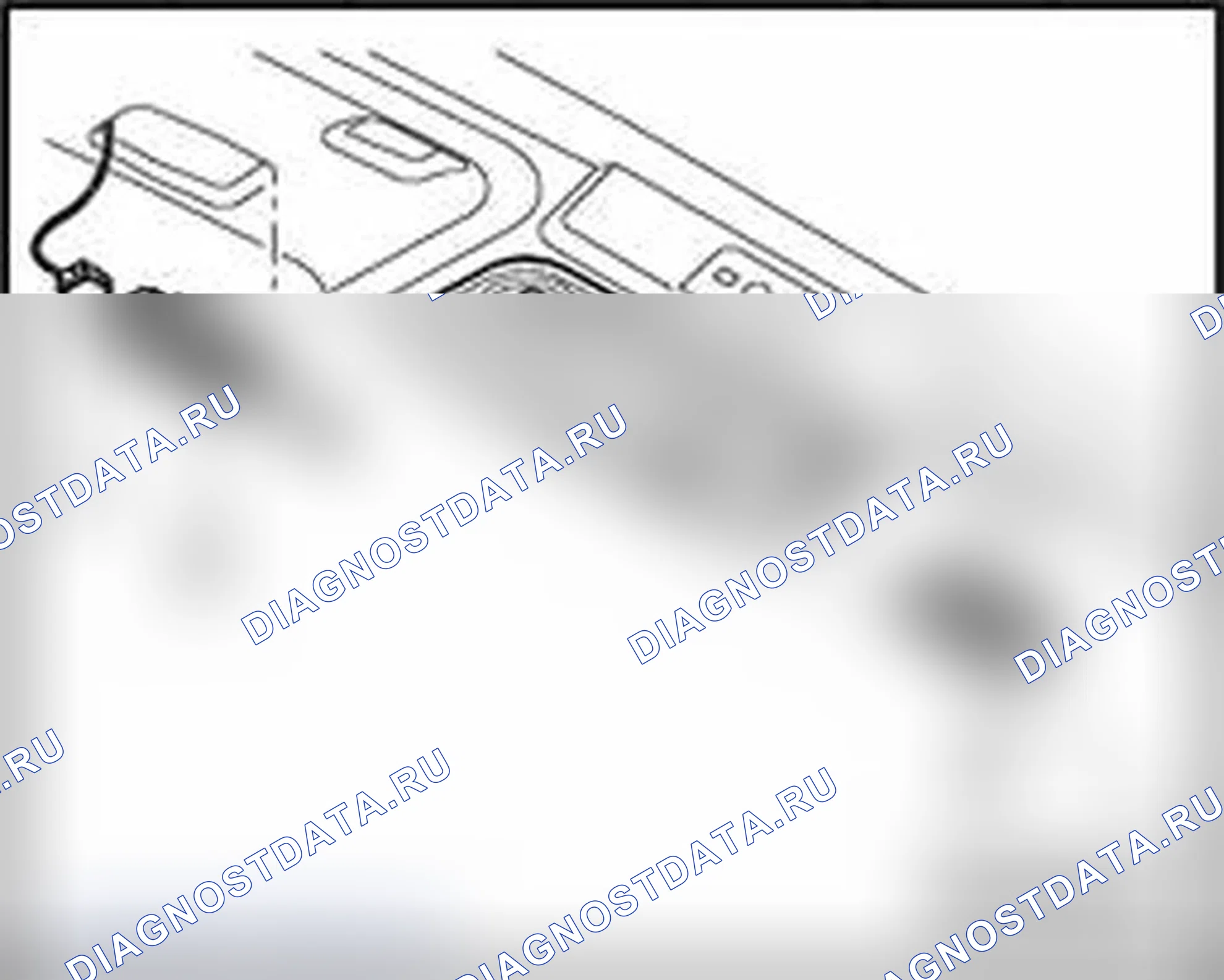 Рис. 155: Снятие и установка зеркала для макияжа. Audi S4 B7