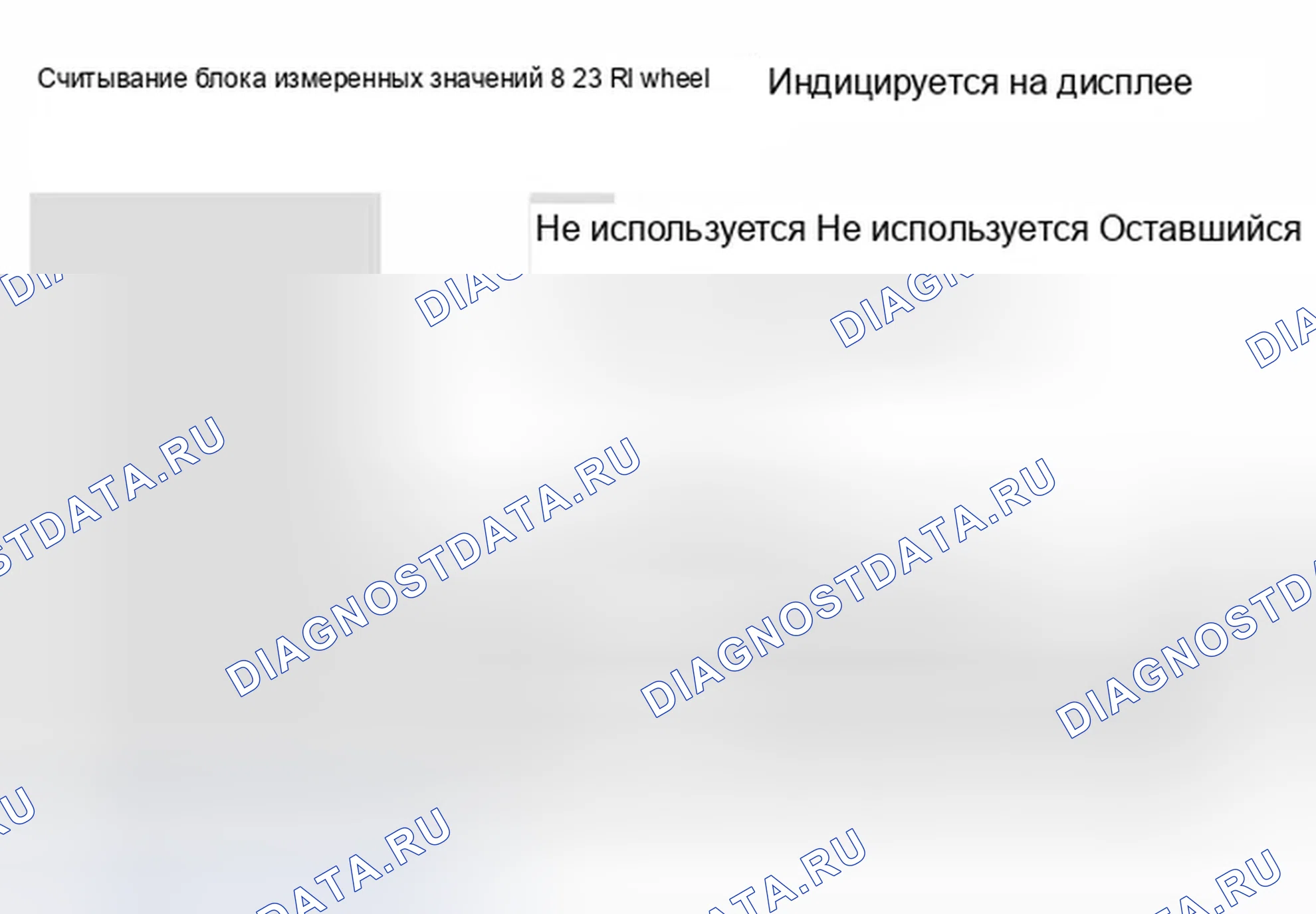 Рис. 535: Блок измеряемых величин 008. Audi A8 D2