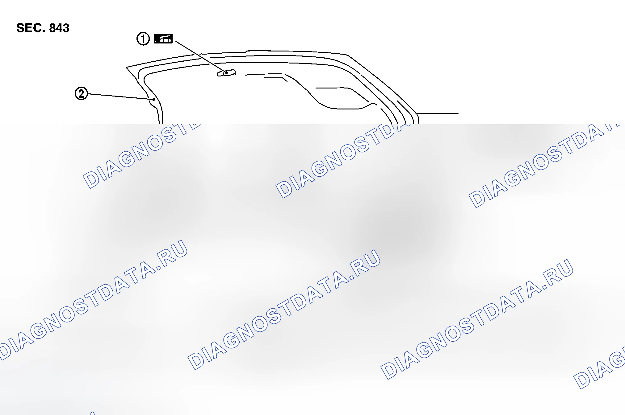 Рис. 655: Снятие и установка крышки багажника в сборе. Infiniti G35 III