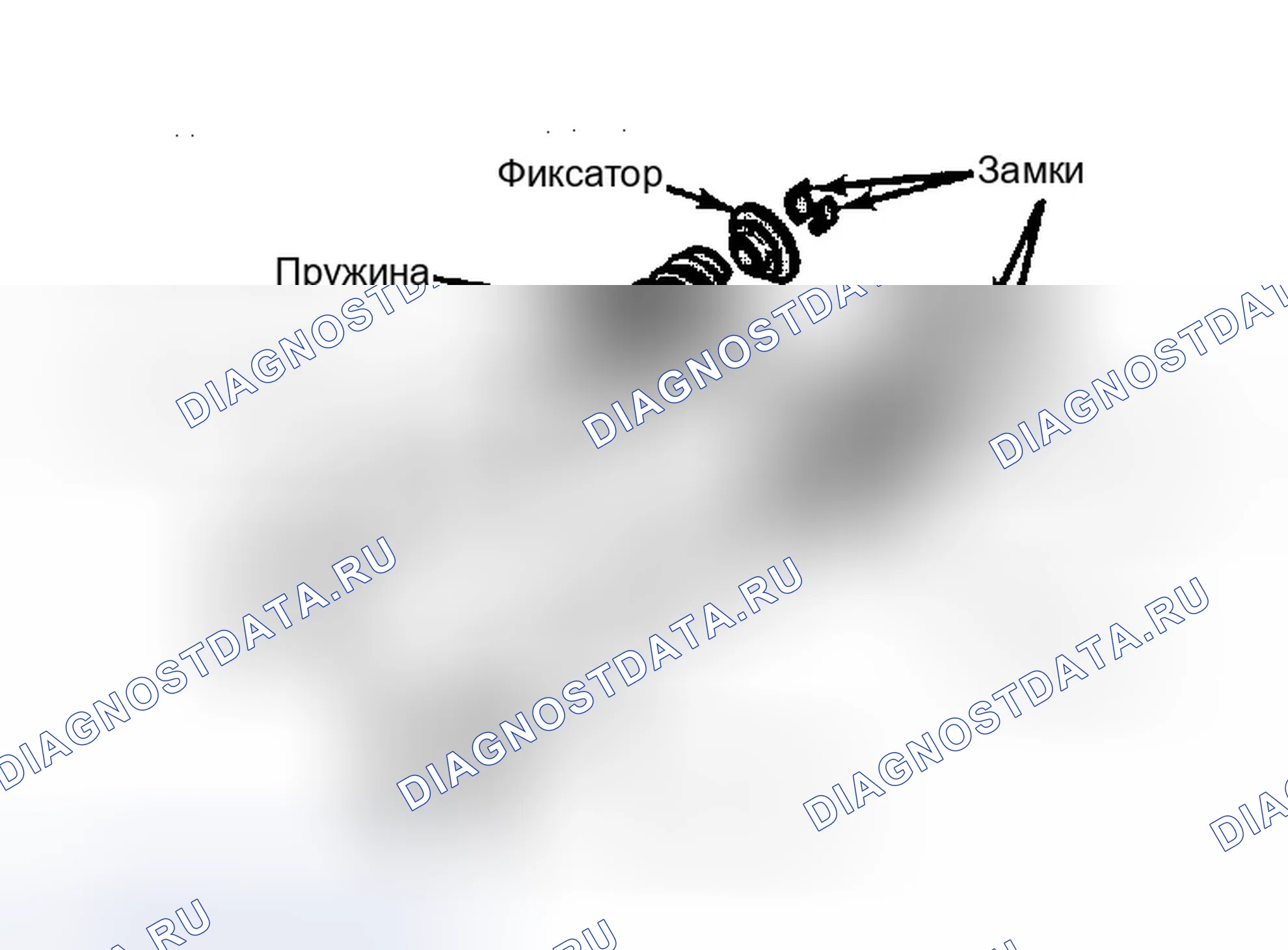 Рис. 12: Узлы впускных и выпускных клапанов На выпускных клапанах используется короткое уплотнение.. Dodge Ram Van II