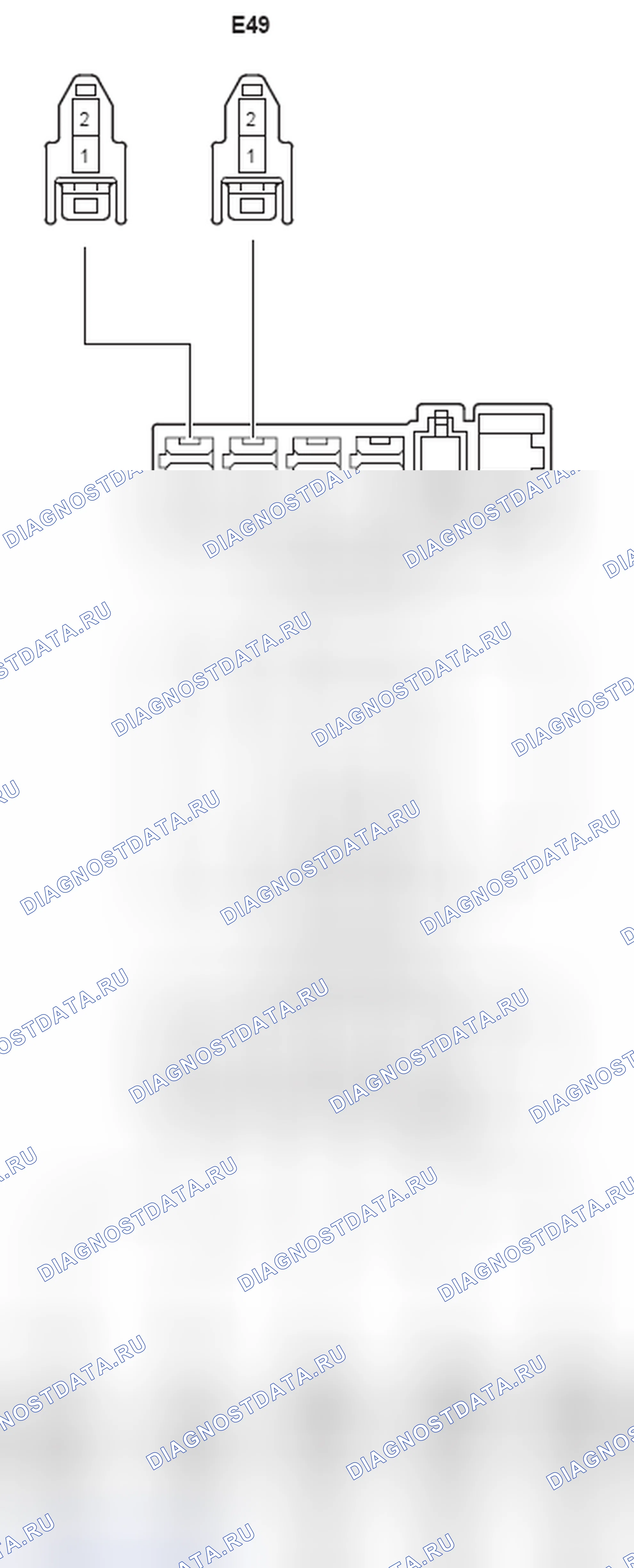 Рис. 358: Расположение соединительных разъемов (CAN No3). Haval H5 II