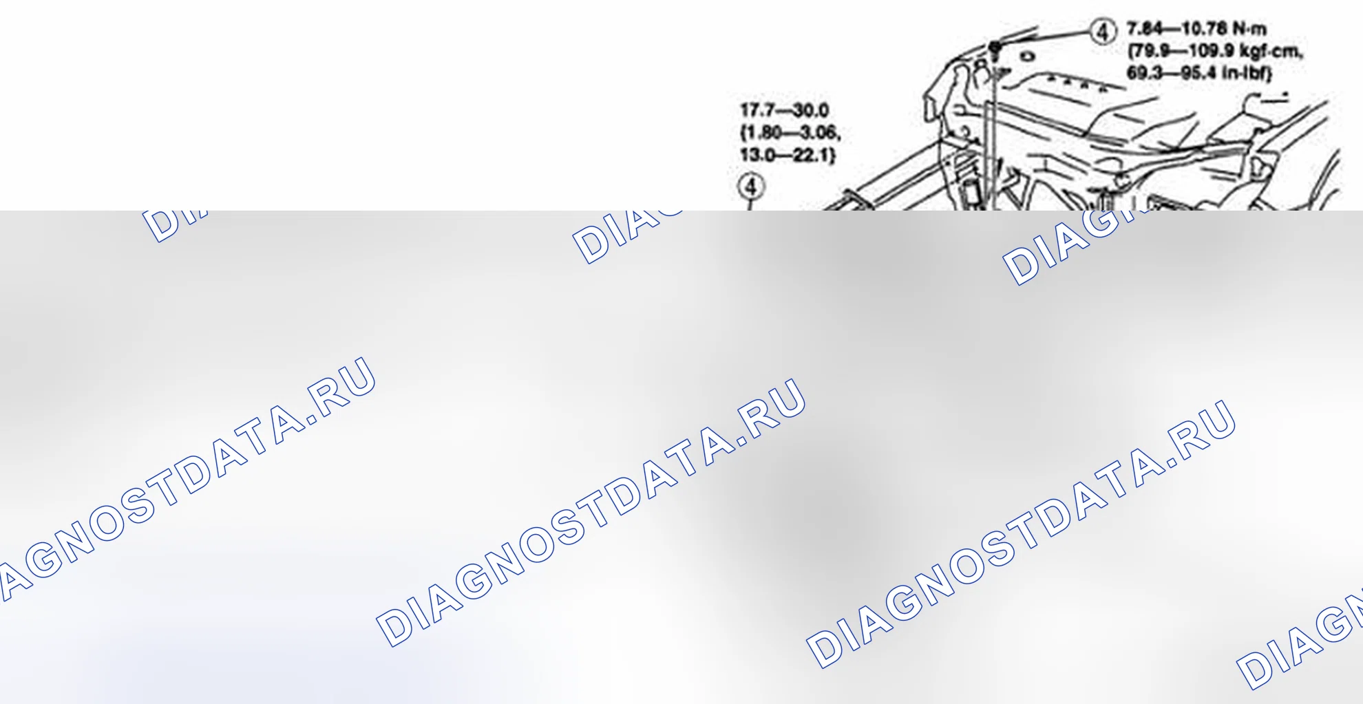 Рис. 23: СНЯТИЕ / УСТАНОВКА УСИЛЕНИЯ ПЕРЕДНЕГО БАМПЕРА. Honda CR-V IV