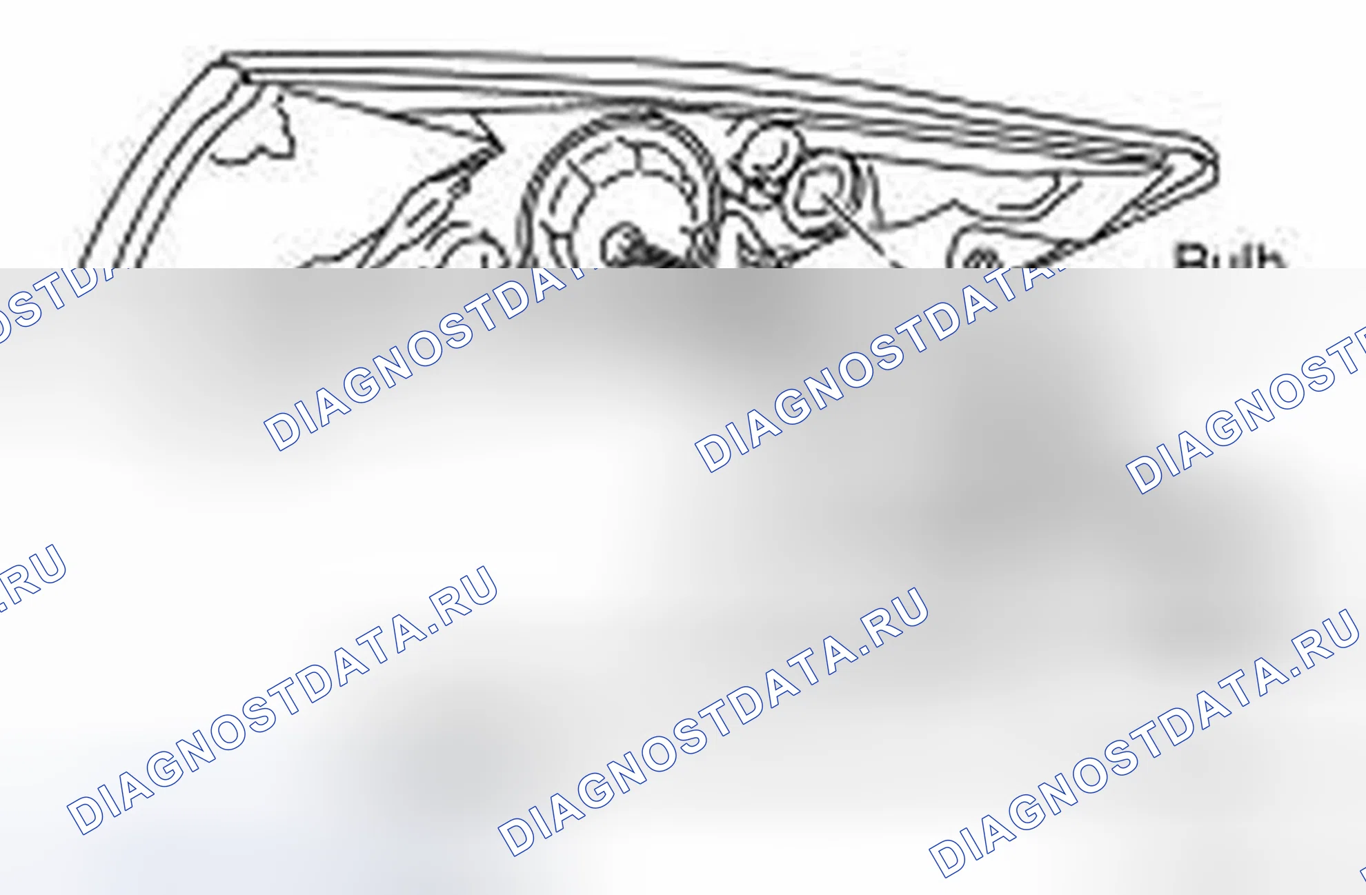 Рис. 37: СТОРОНА ЗАДНЕГО КРЫЛА (КОЛБА ФОНАРЯ ЗАДНЕГО ГАБАРИТНОГО ОГНЯ). Infiniti FX45 I рестайлинг