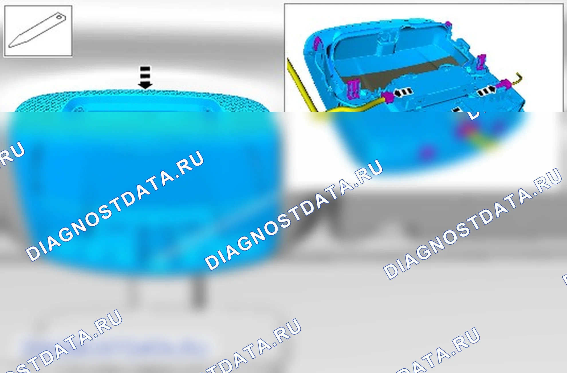 Как снять и установить верхнюю консоль. Ford Ranger T6