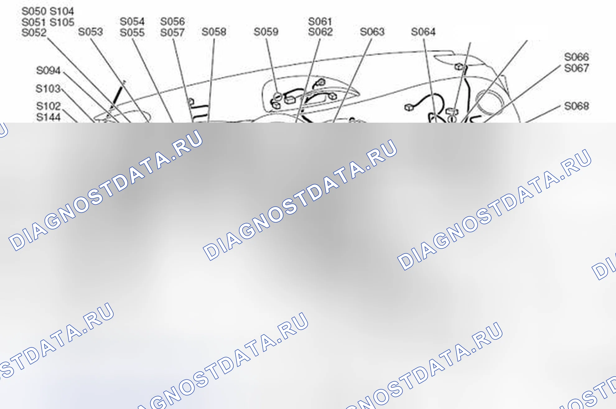 Рис. 75: ПАНЕЛЬ DASH. Mazda MPV III