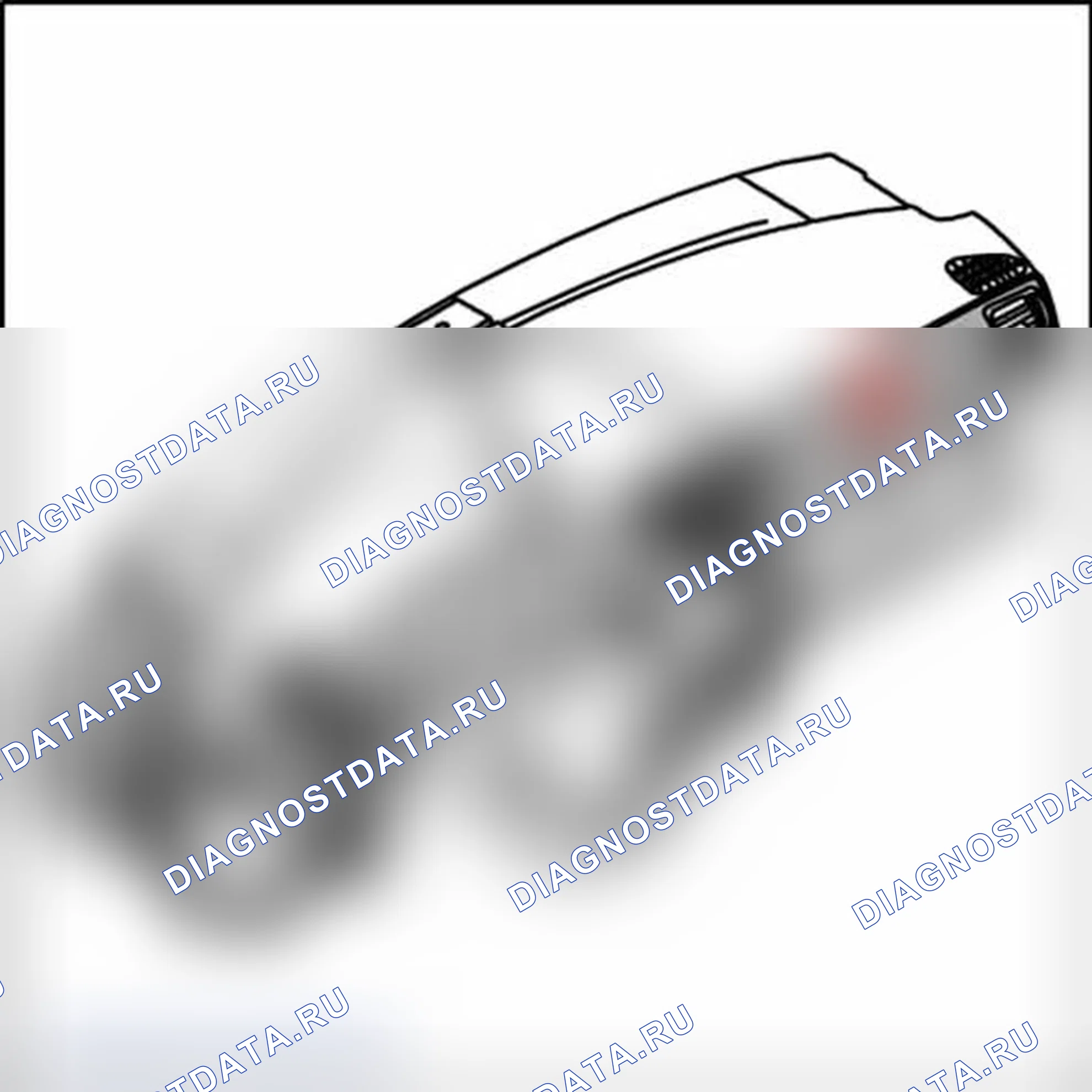 Рис. 171: Снятие крышки приборной панели со стороны пассажира. Porsche Cayenne Turbo I рестайлинг