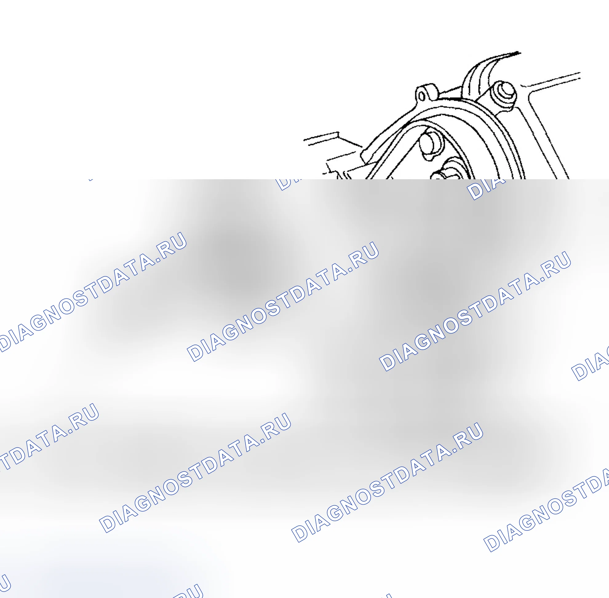 Рис. 184: Замена датчика положение распредвала (TDC). Honda Odyssey II