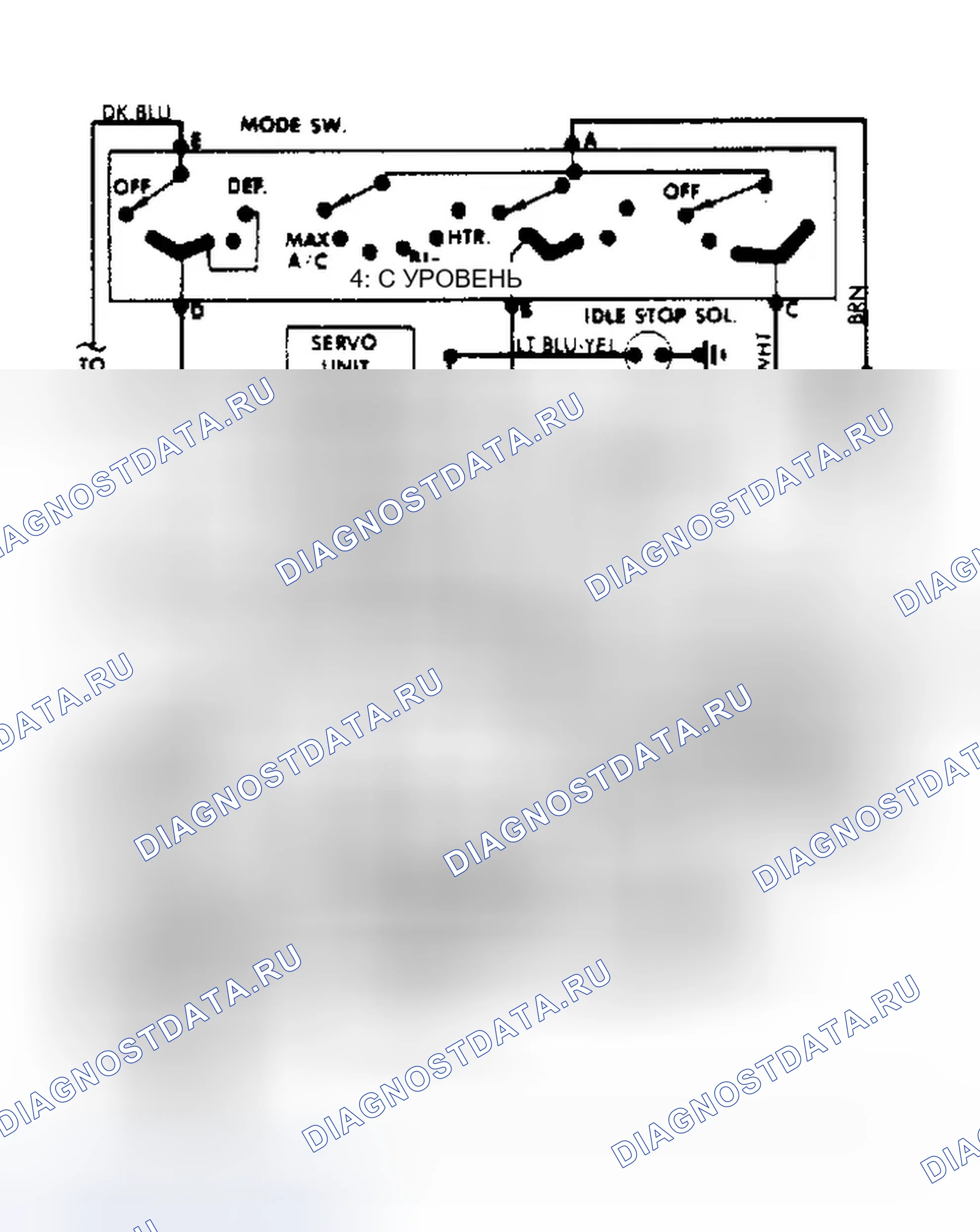 Рис. 4: Схема подключения системы SATC компании Chrysler Corp.. Dodge Diplomat I