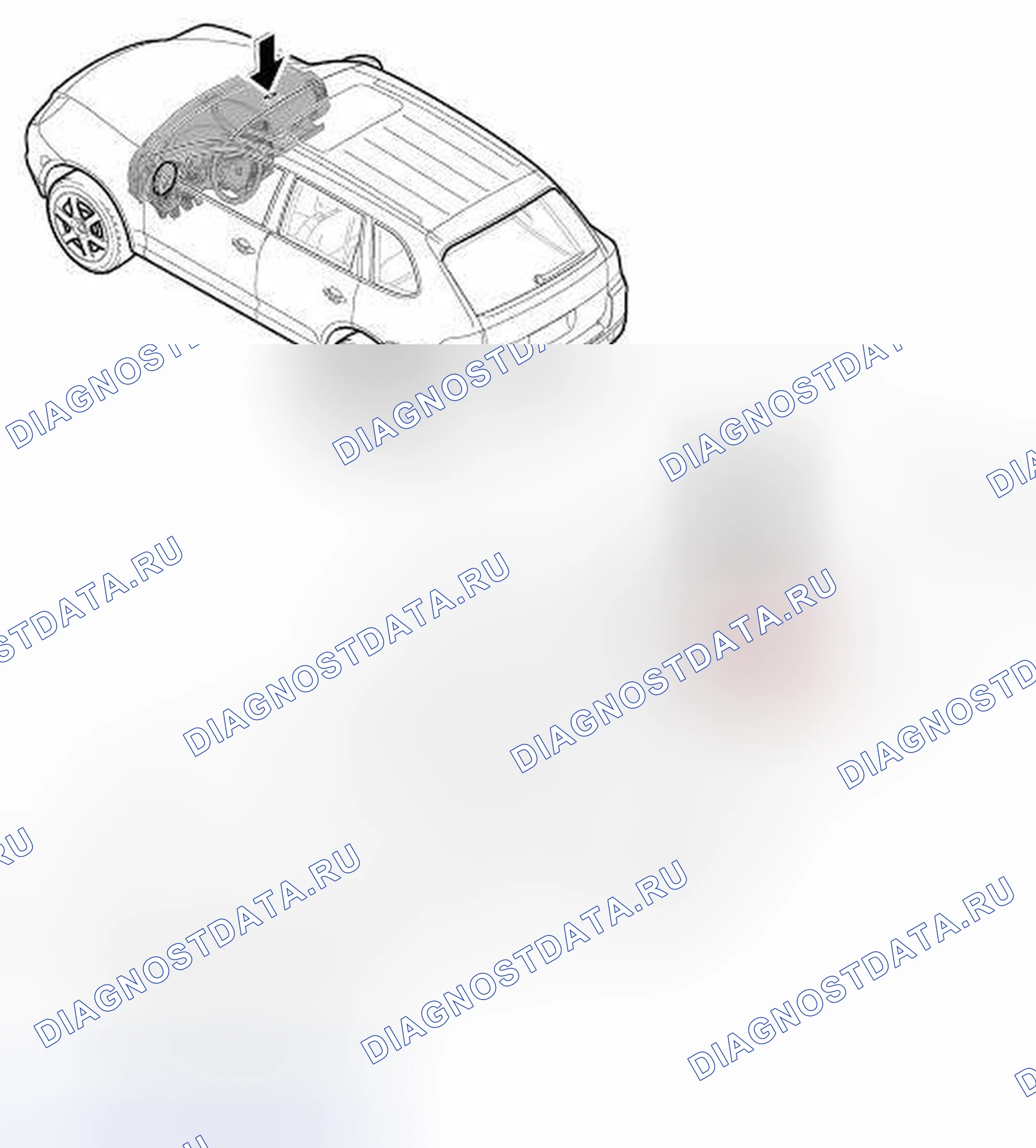 Рис. 234: Снятие управления вентилятором. Porsche Cayenne GTS 957 рестайлинг