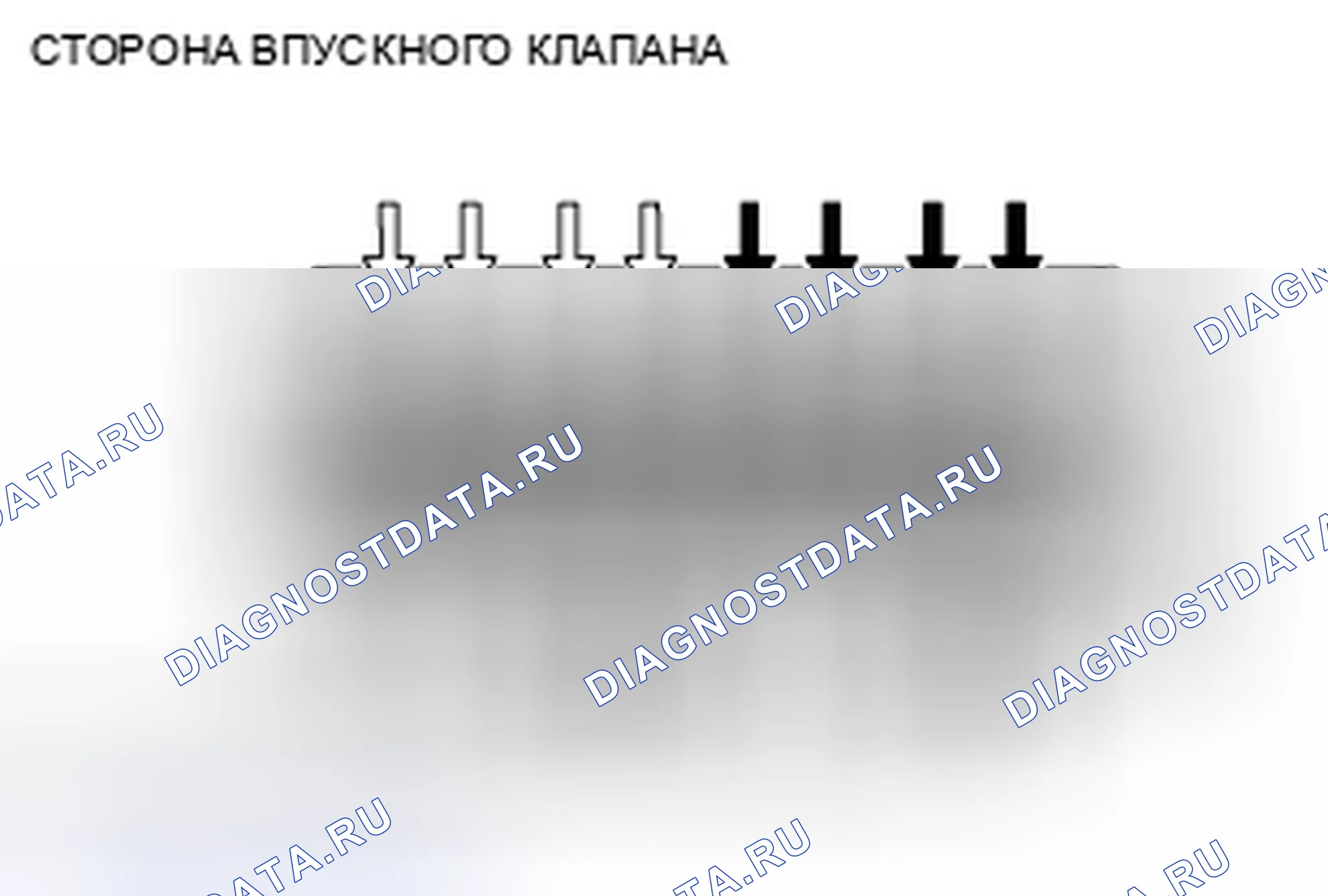 Рис. 4: 6.ЗАЗОР ВПУСКНОГО И ВЫПУСКНЫХ КЛАПАНОВ [ДВИГАТЕЛЬ 4g6-MIVEC] (ОСМОТРЕТЬ, ОТРЕГУЛИРОВАТЬ). Honda Crosstour I
