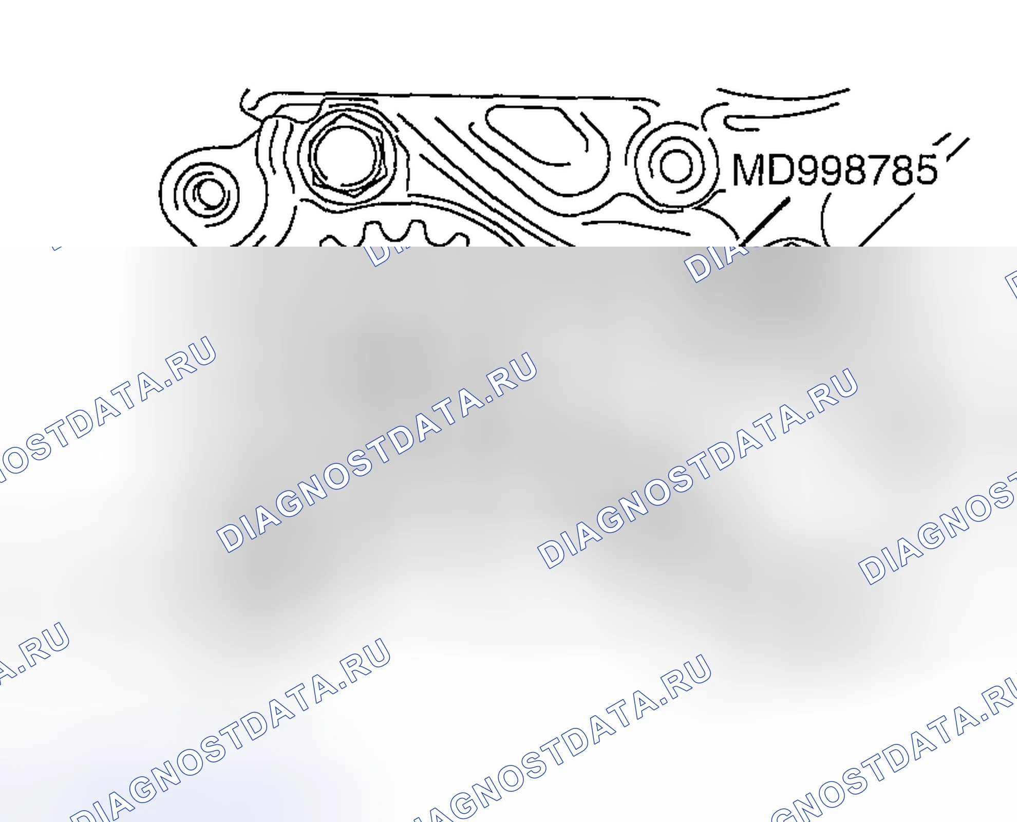 Рис. 604: < < F > > СНЯТИЕ ЗВЕЗДОЧКИ ВАЛА ПРОТИВОВЕСА. Mazda MX-5 NA