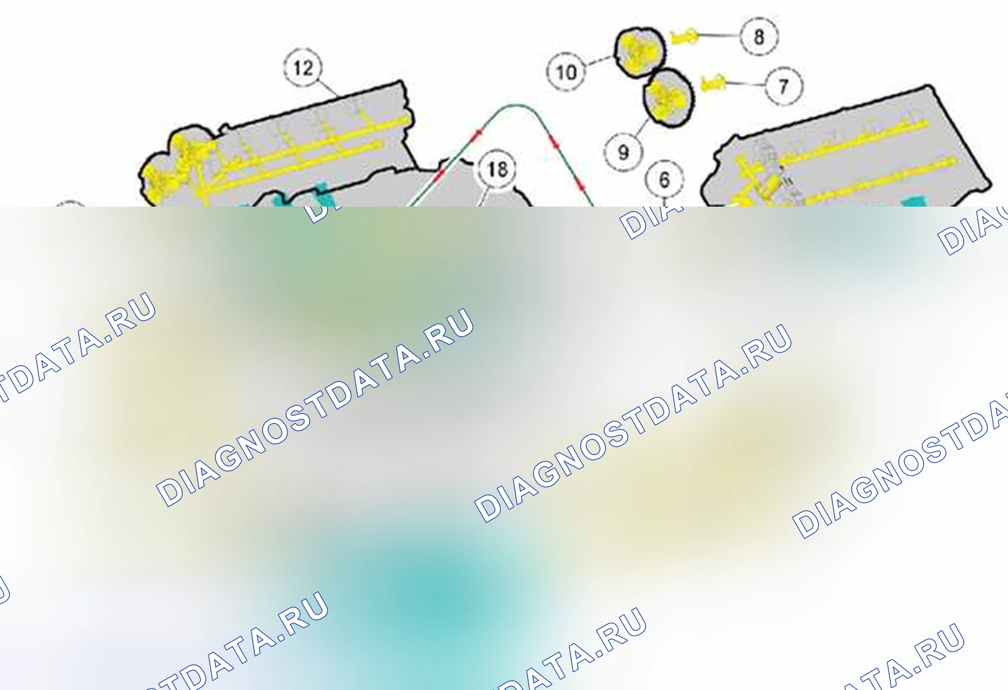 Рис. 1588: Сборка двигателя. Ford F-150 XII