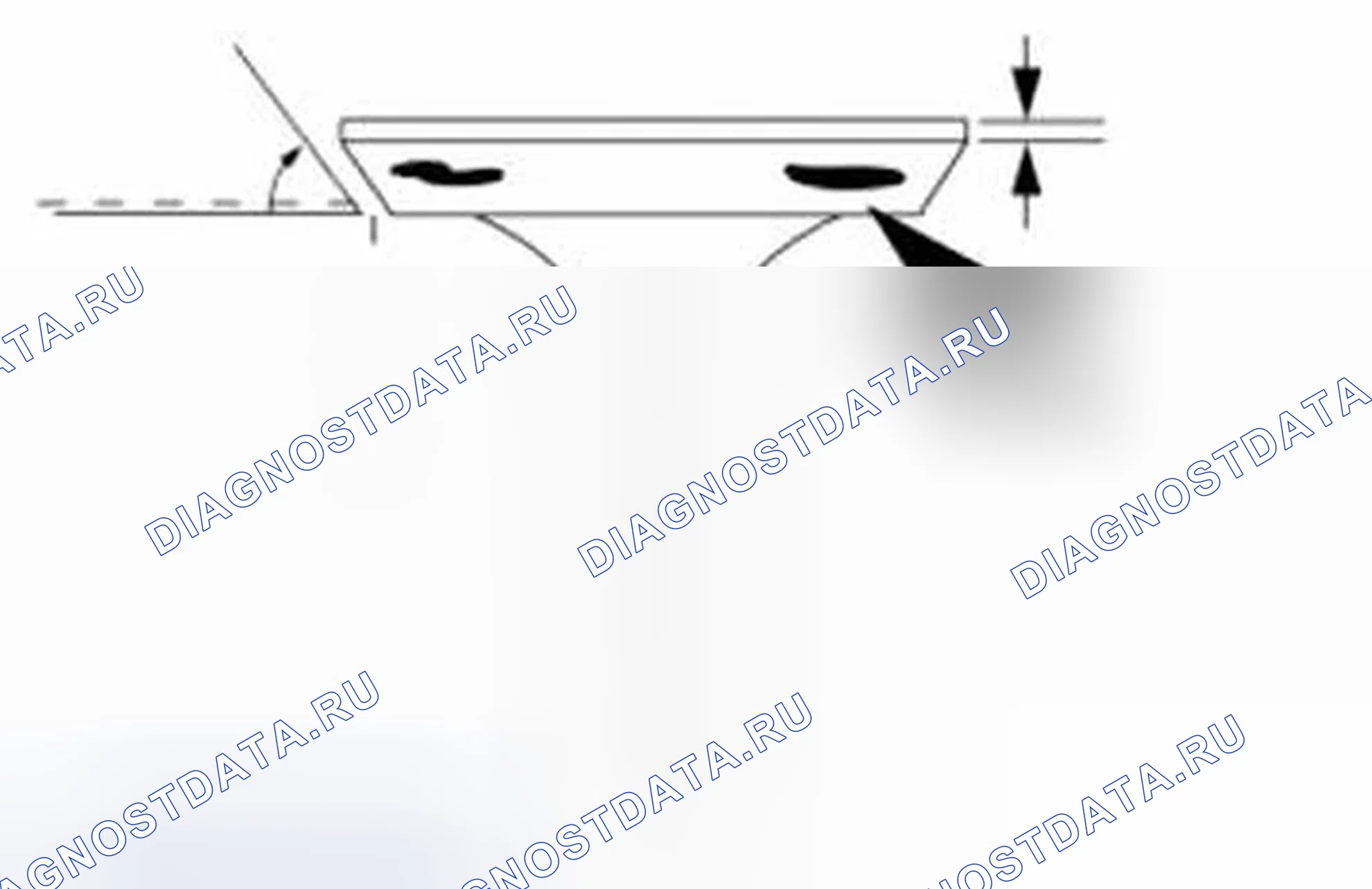 Рис. 2386: Измерения замены клапанов и седел. Ford Mustang V рестайлинг