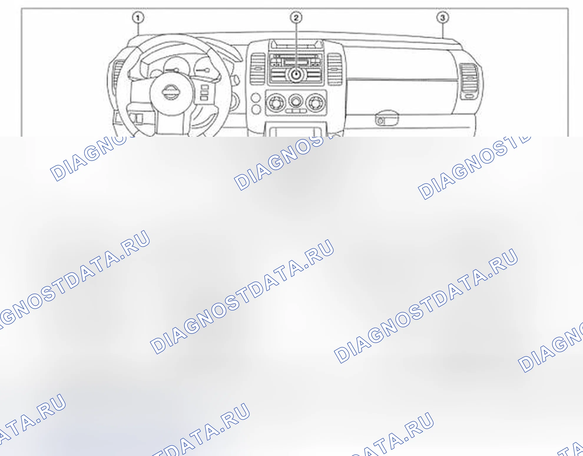 Рис. 191: Расположение компонентов. Nissan Pathfinder III рестайлинг