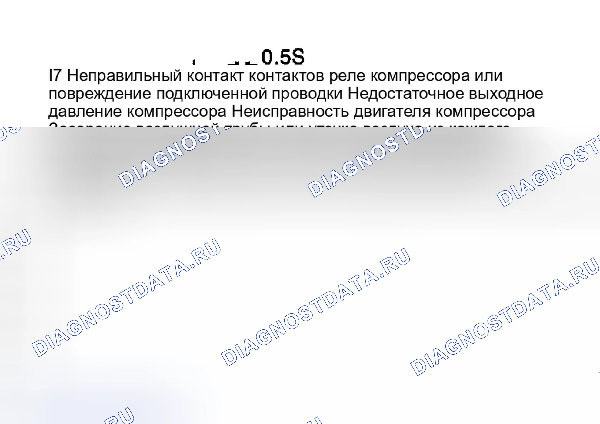 Рис. 18: Коды автоматического выравнивания нагрузки - 2 из 5. Mazda MPV V