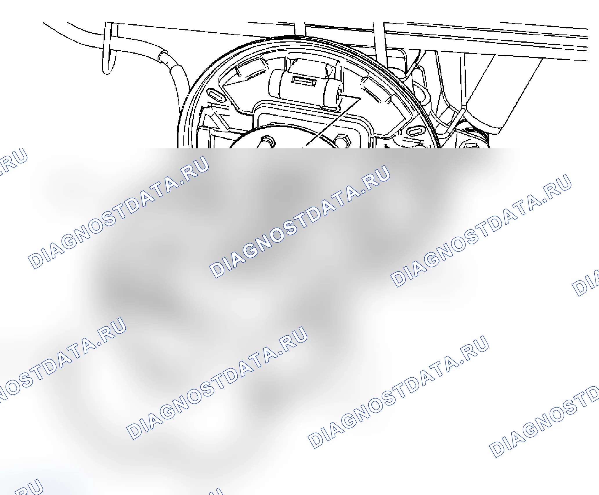 Рис. 62: Замена тормозных колодок. Chevrolet Silverado 2500 HD 
