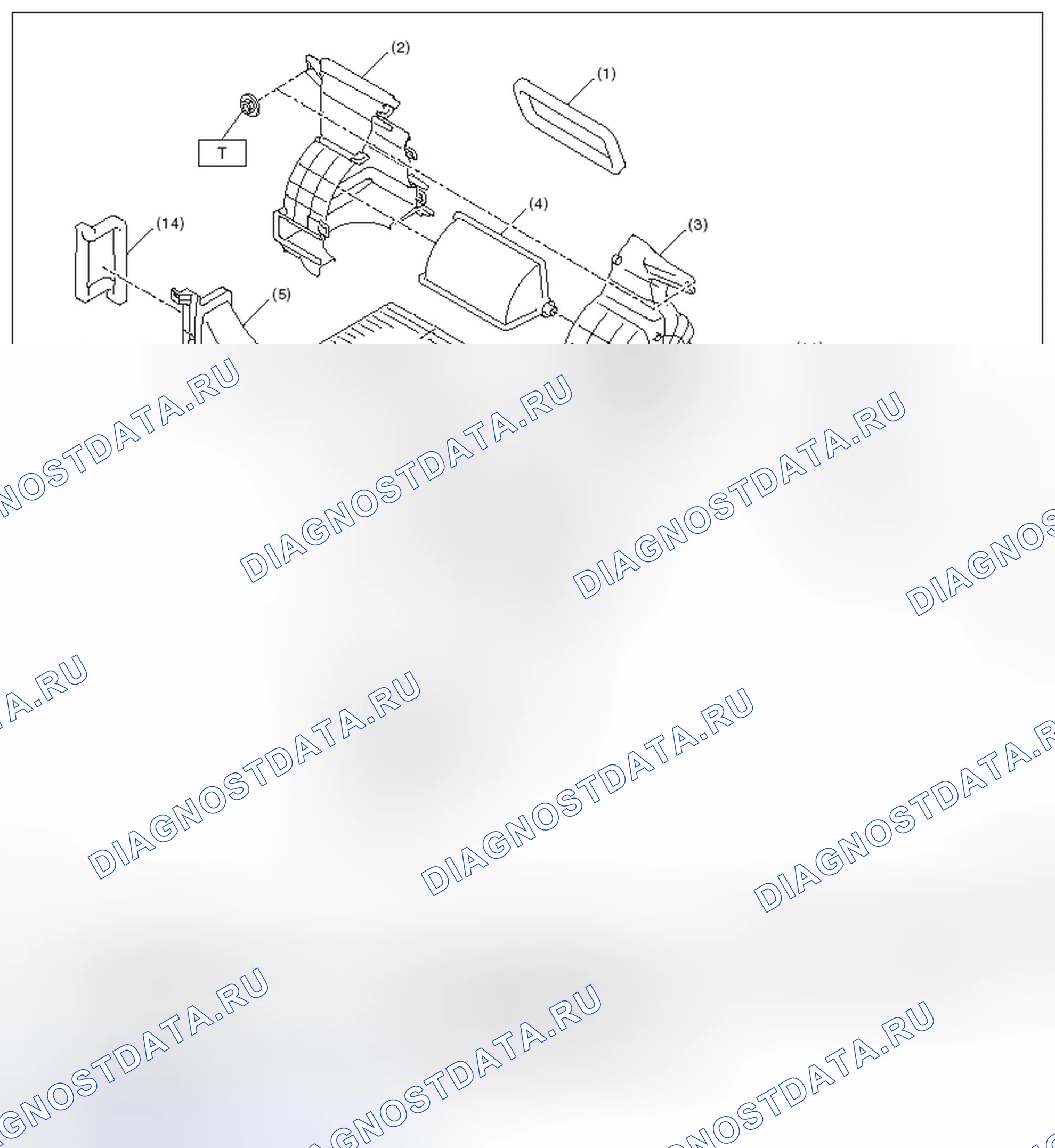 Рис. 88: БЛОК ЭЛЕКТРОДВИГАТЕЛЯ ВОЗДУХОДУВКИ. Subaru Impreza WRX GE рестайлинг