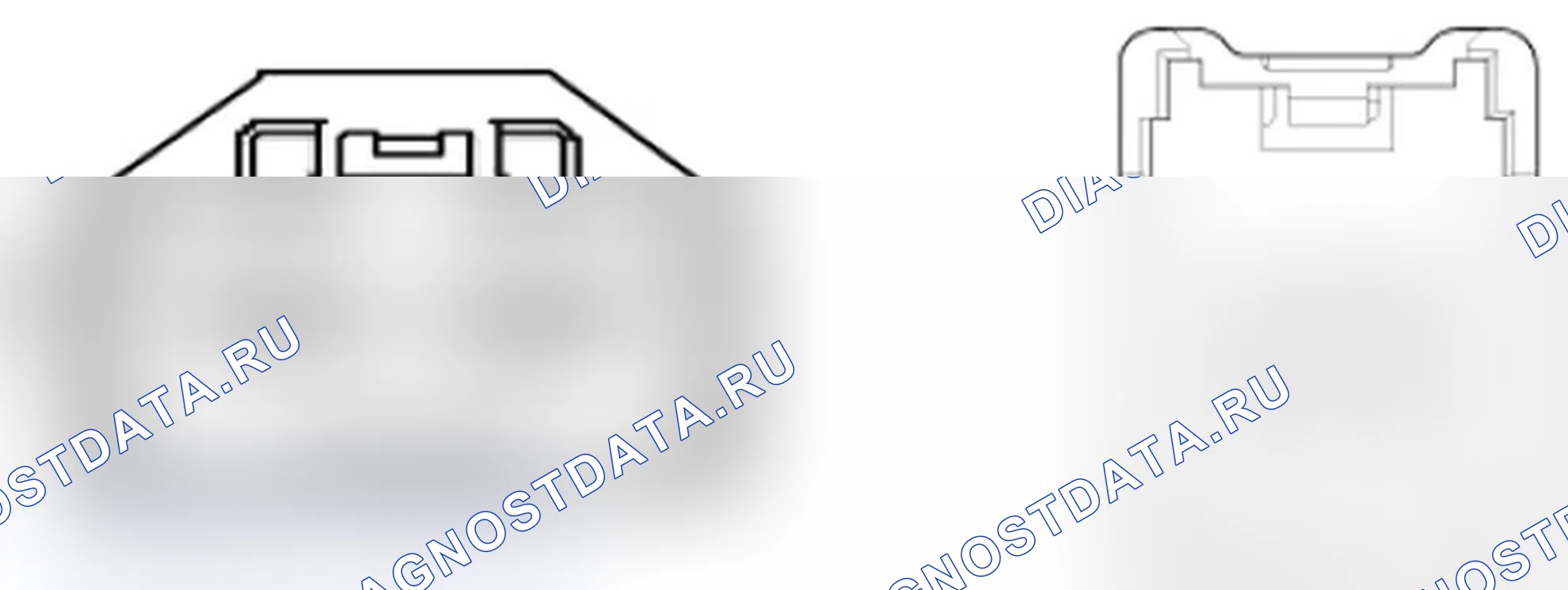 Рис. 3: Разъем кабеля. Hyundai Santa Fe III