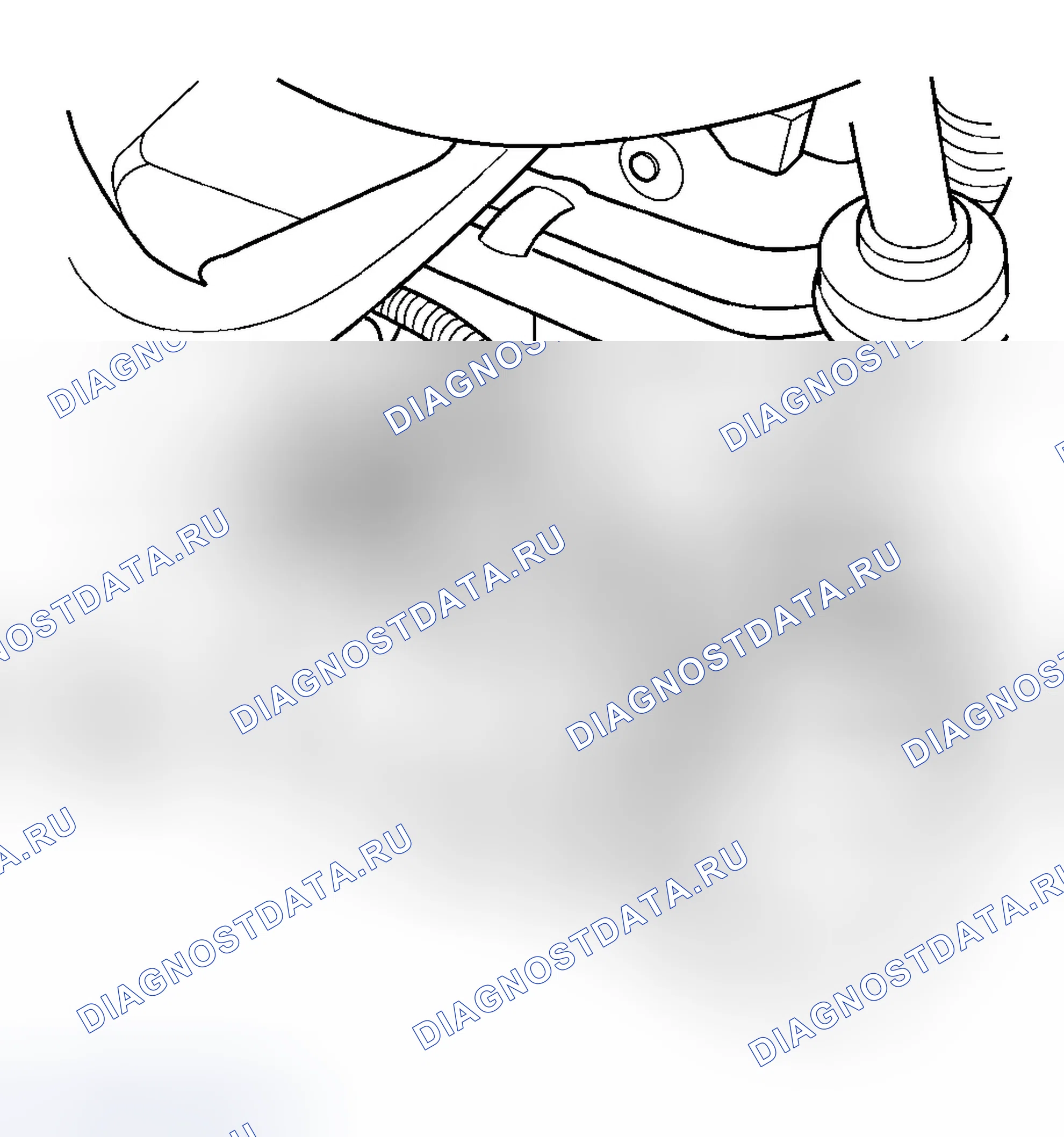 Рис. 4: ДЕМОНТАЖ - 2.4л. Dodge Grand Caravan IV