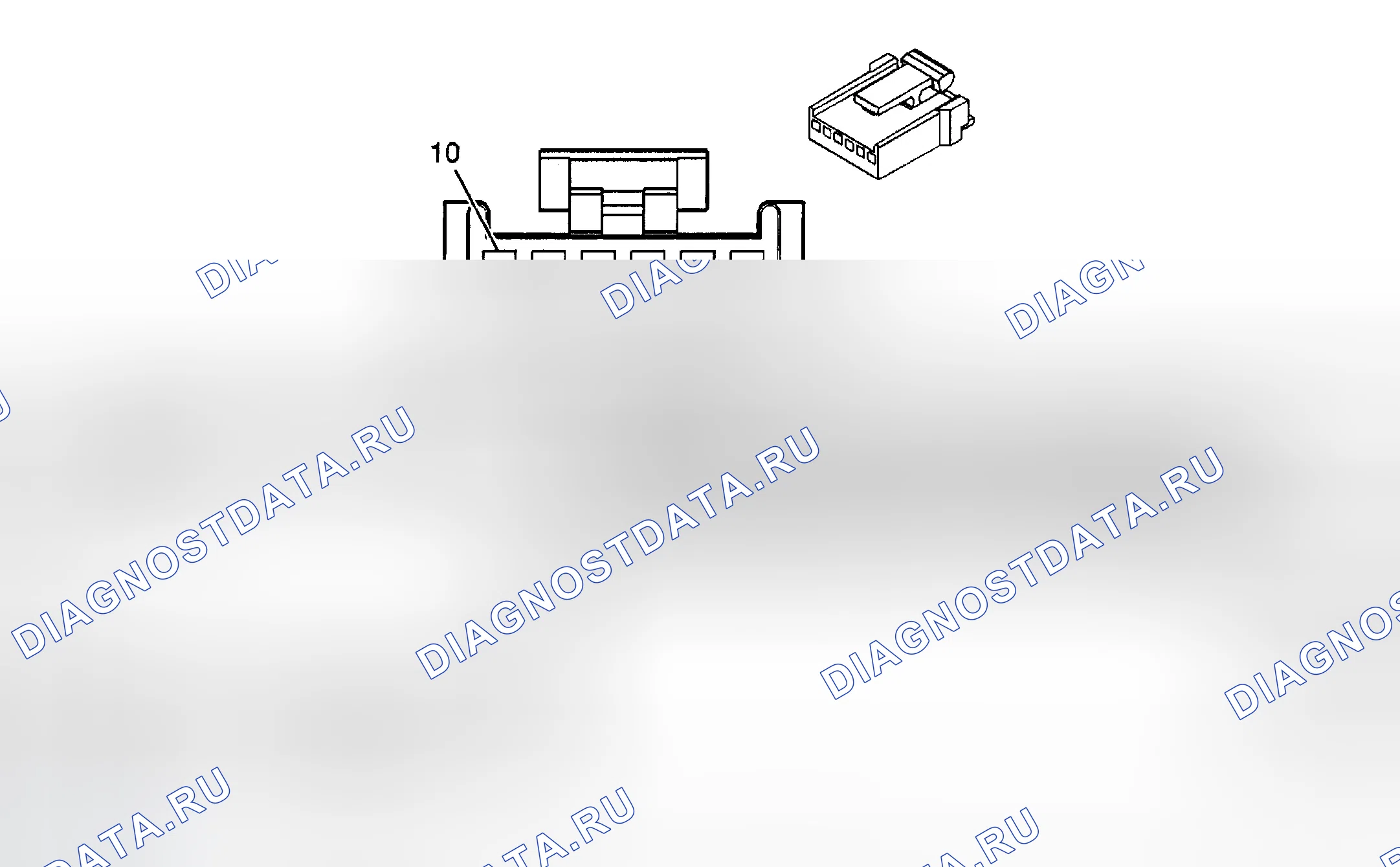 Рис. 1: ИДЕНТИФИКАЦИЯ СОЕДИНИТЕЛЯ. GMC Yukon II