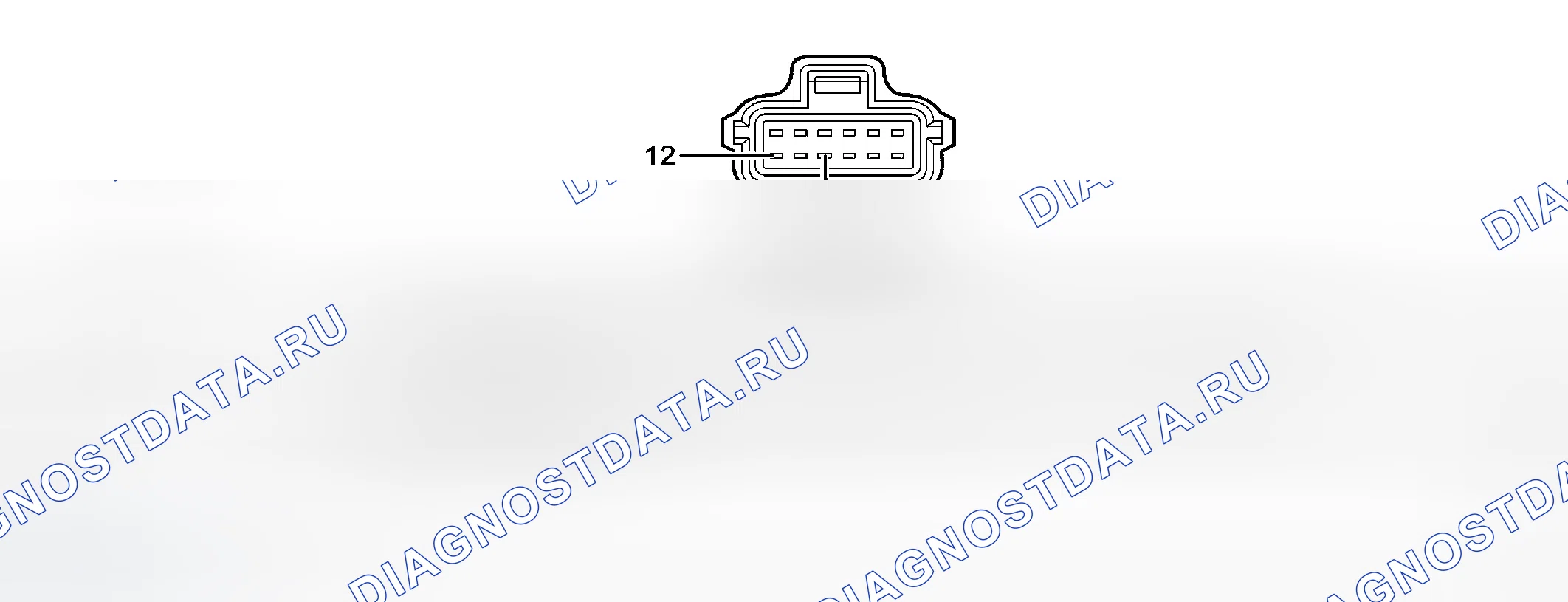 Рис. 41: Датчик цифрового диапазона передачи (Tr) C167. Ford Pickup F350 Super Duty 