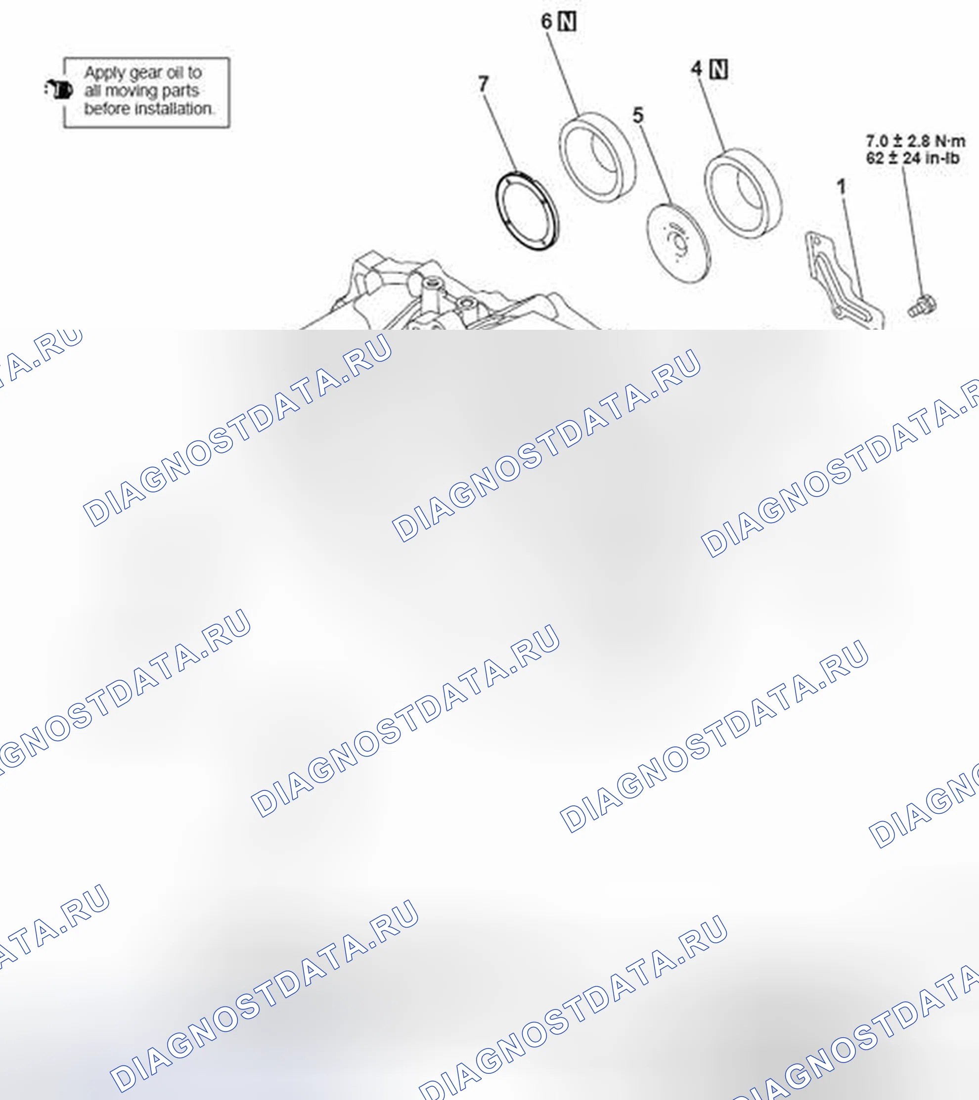 Рис. 93: РАЗБОРКА И СБОРКА. Mazda MX-5 NB
