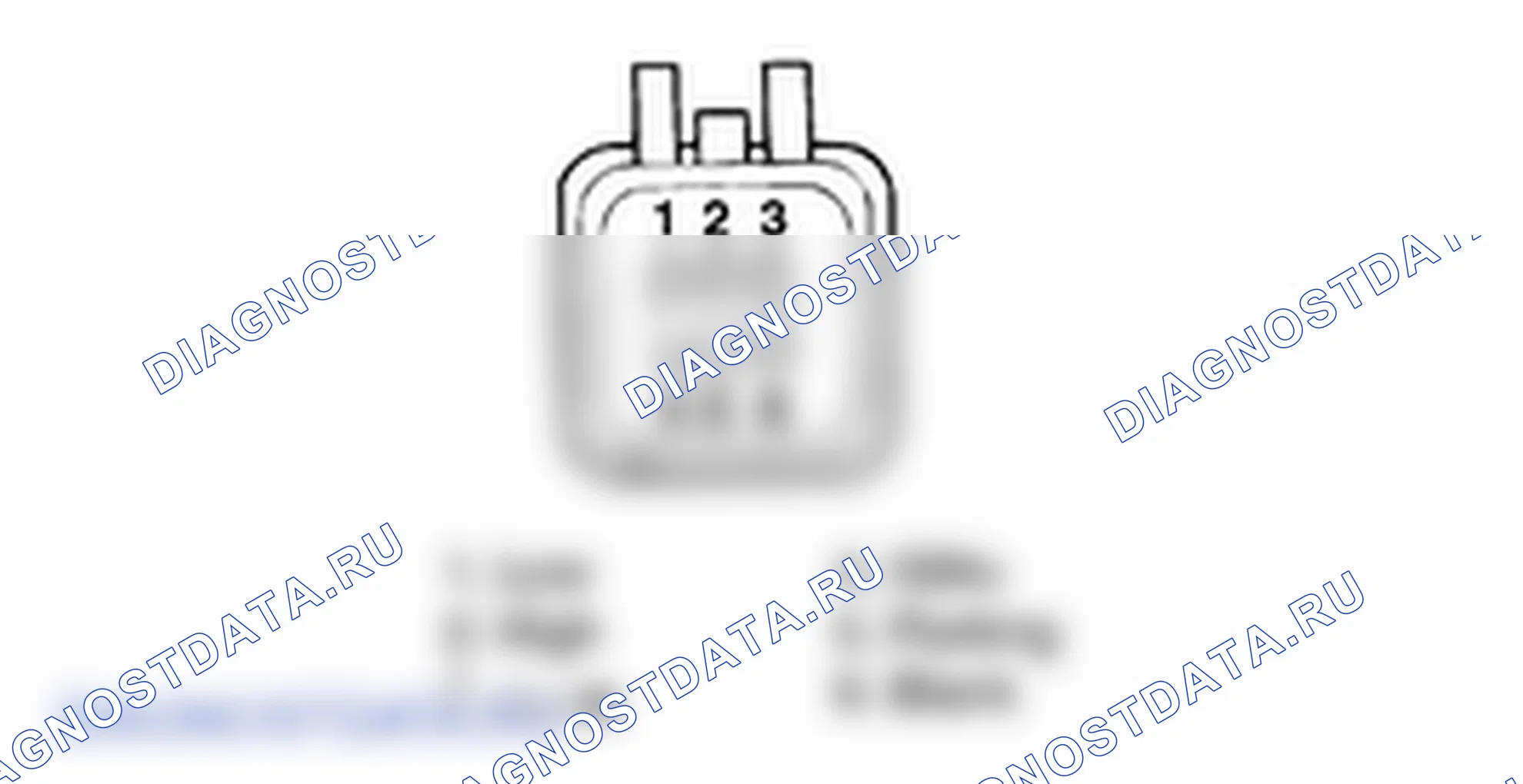 Проверка электродвигателя переднего стеклоочистителя. Hyundai H-1 A1