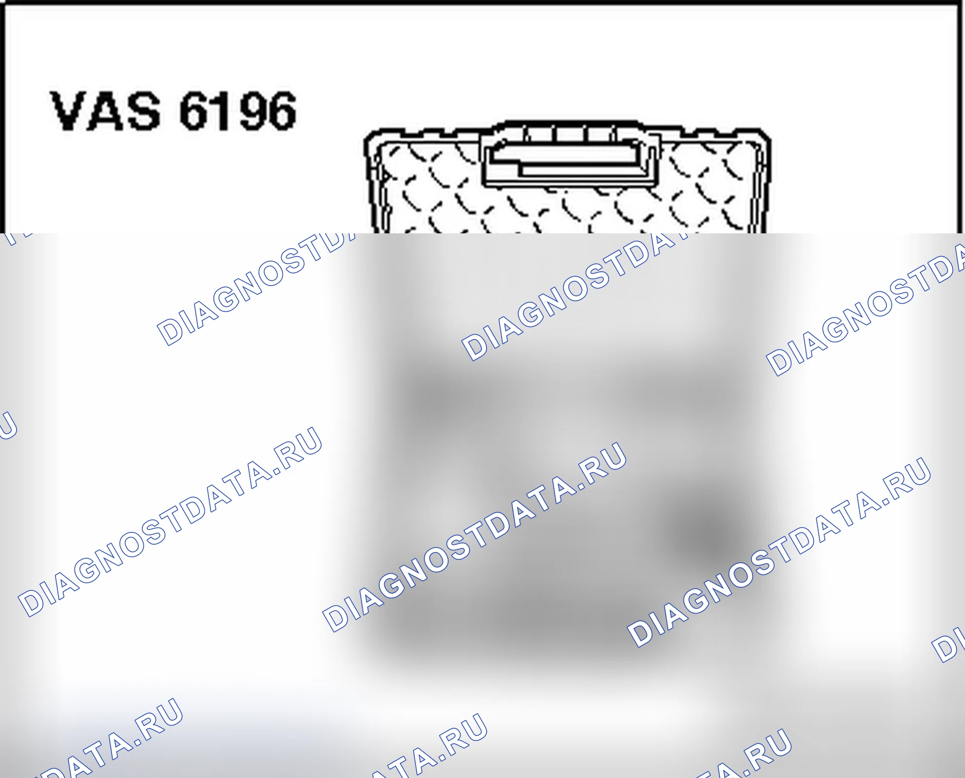 Рис. 55: СИСТЕМА ОБНАРУЖЕНИЯ УТЕЧЕК VAS 6196. Volkswagen New Beetle A4
