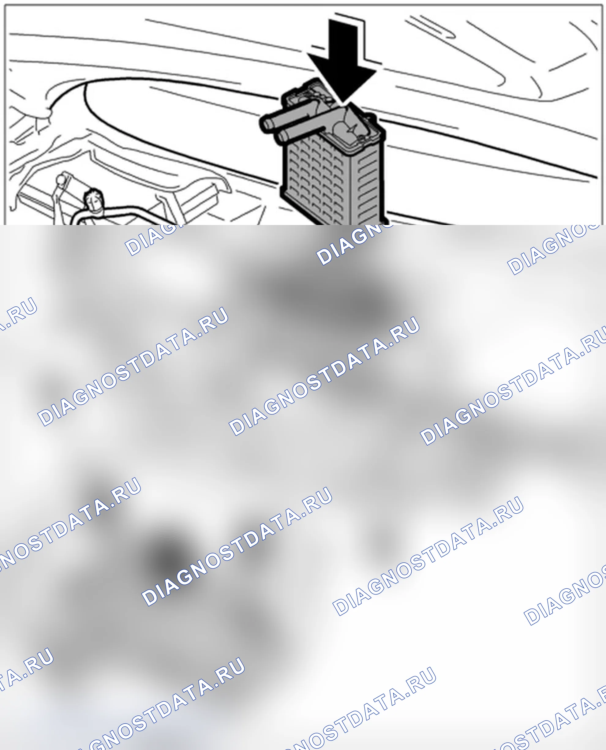 Рис. 197: Установка теплообменника. Porsche 911 GT3 997