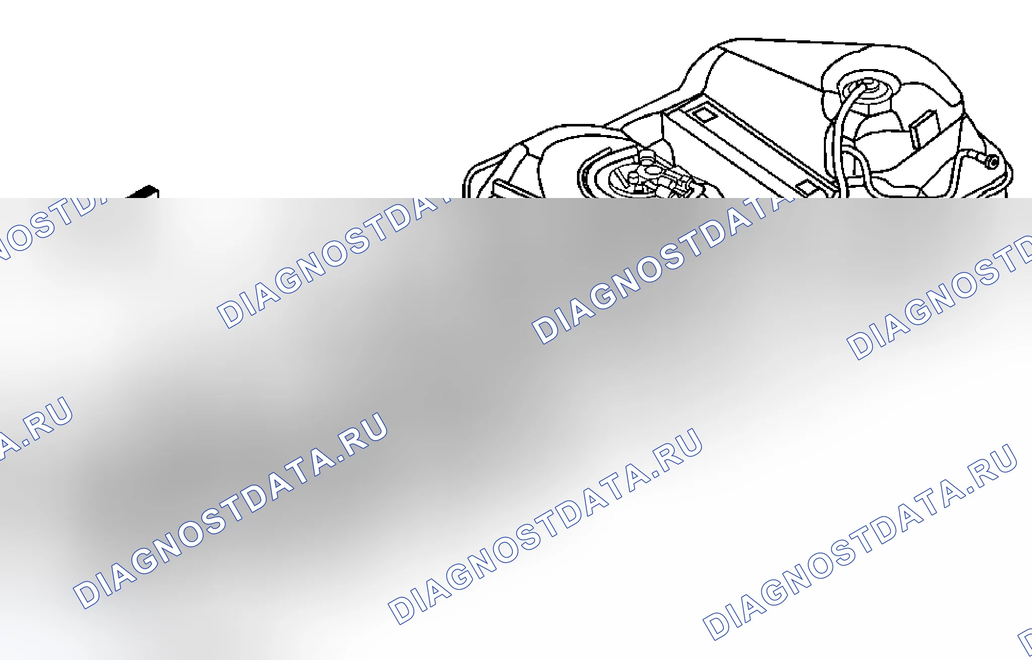 Рис. 89: Топливный бак. Chevrolet Uplander I
