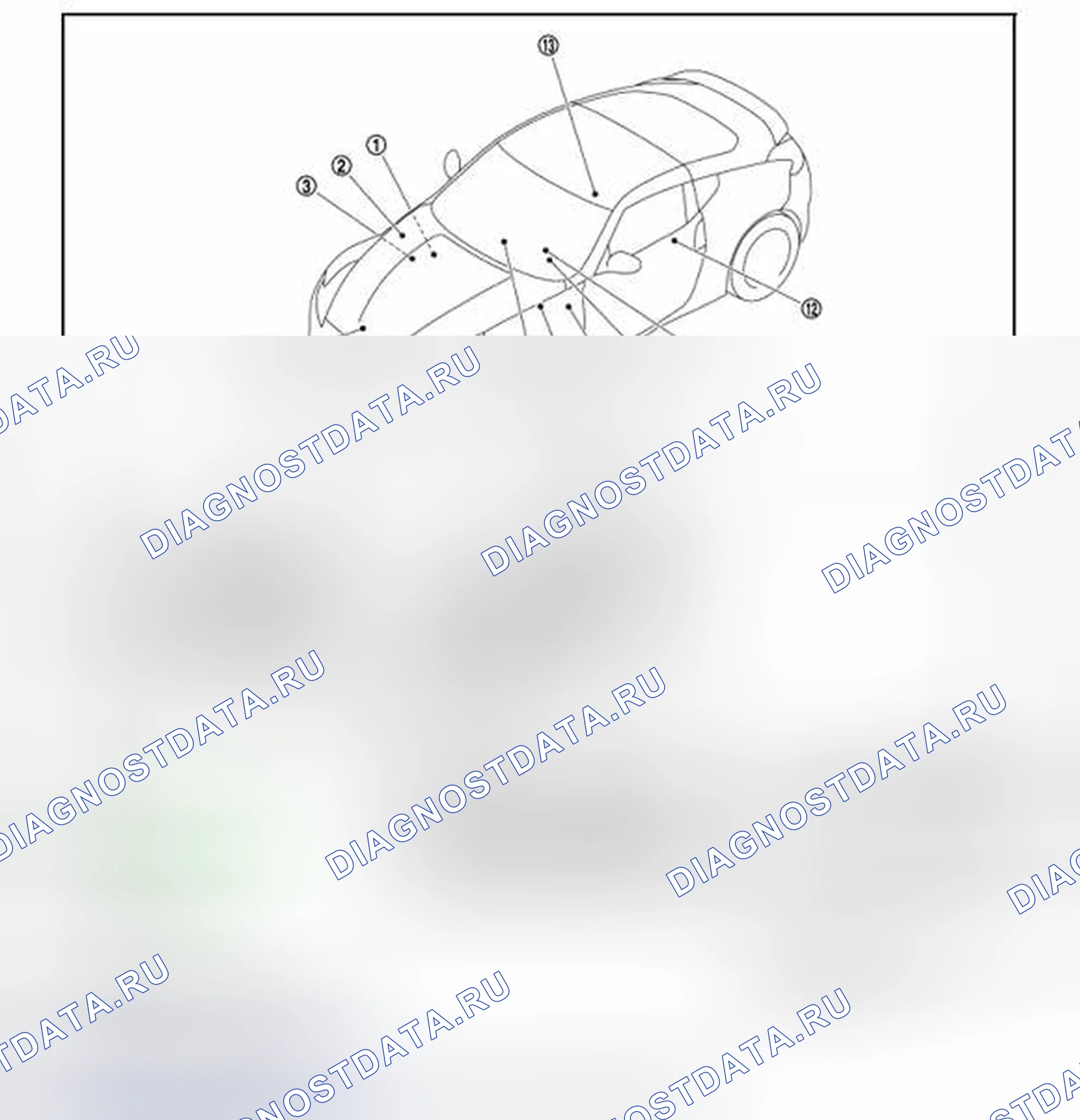 Рис. 10: ODO / TRIP METER: Расположение компонентов. Honda MDX I