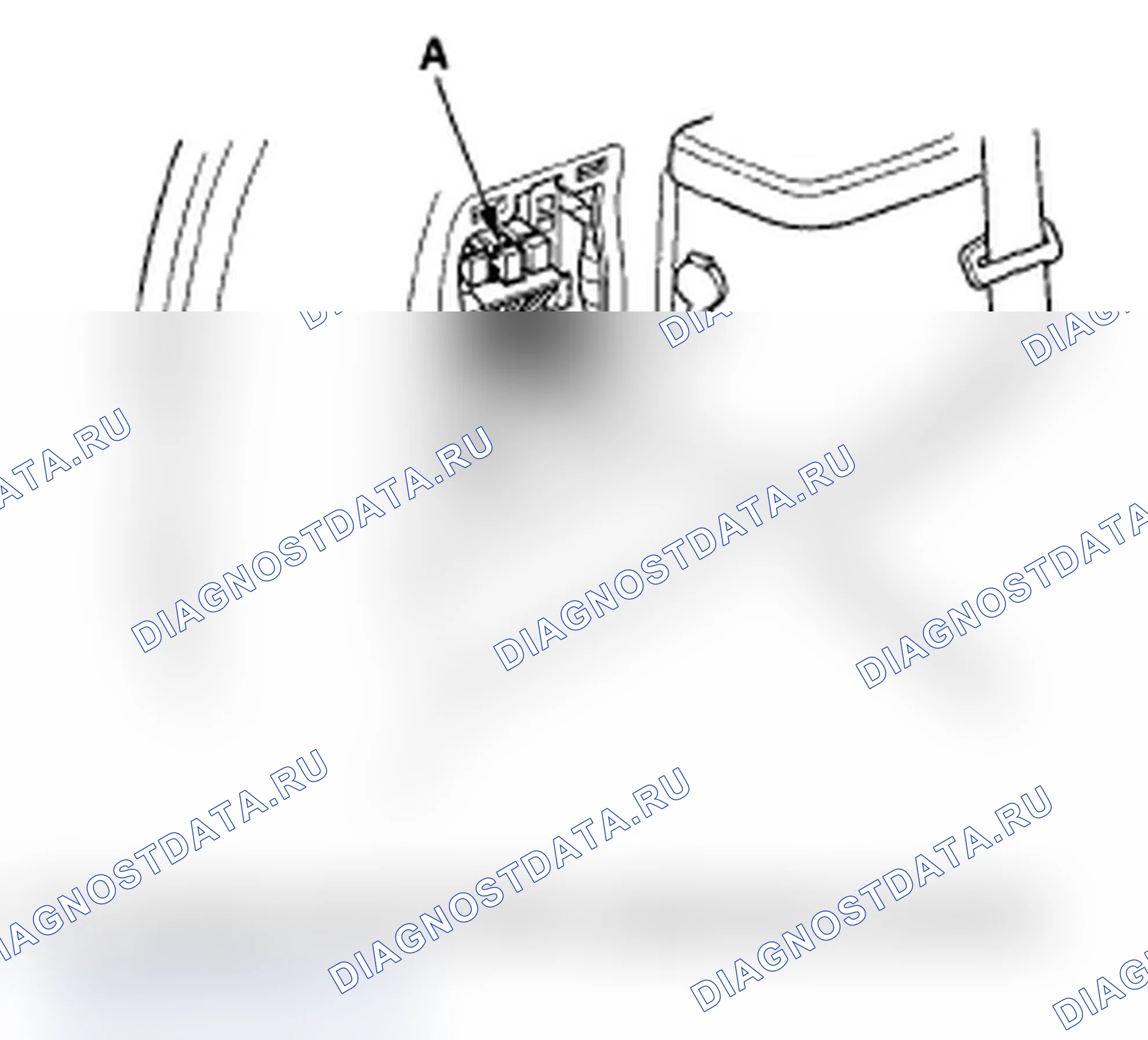 Рис. 98: Замена реле SH-AWD. Acura MDX II