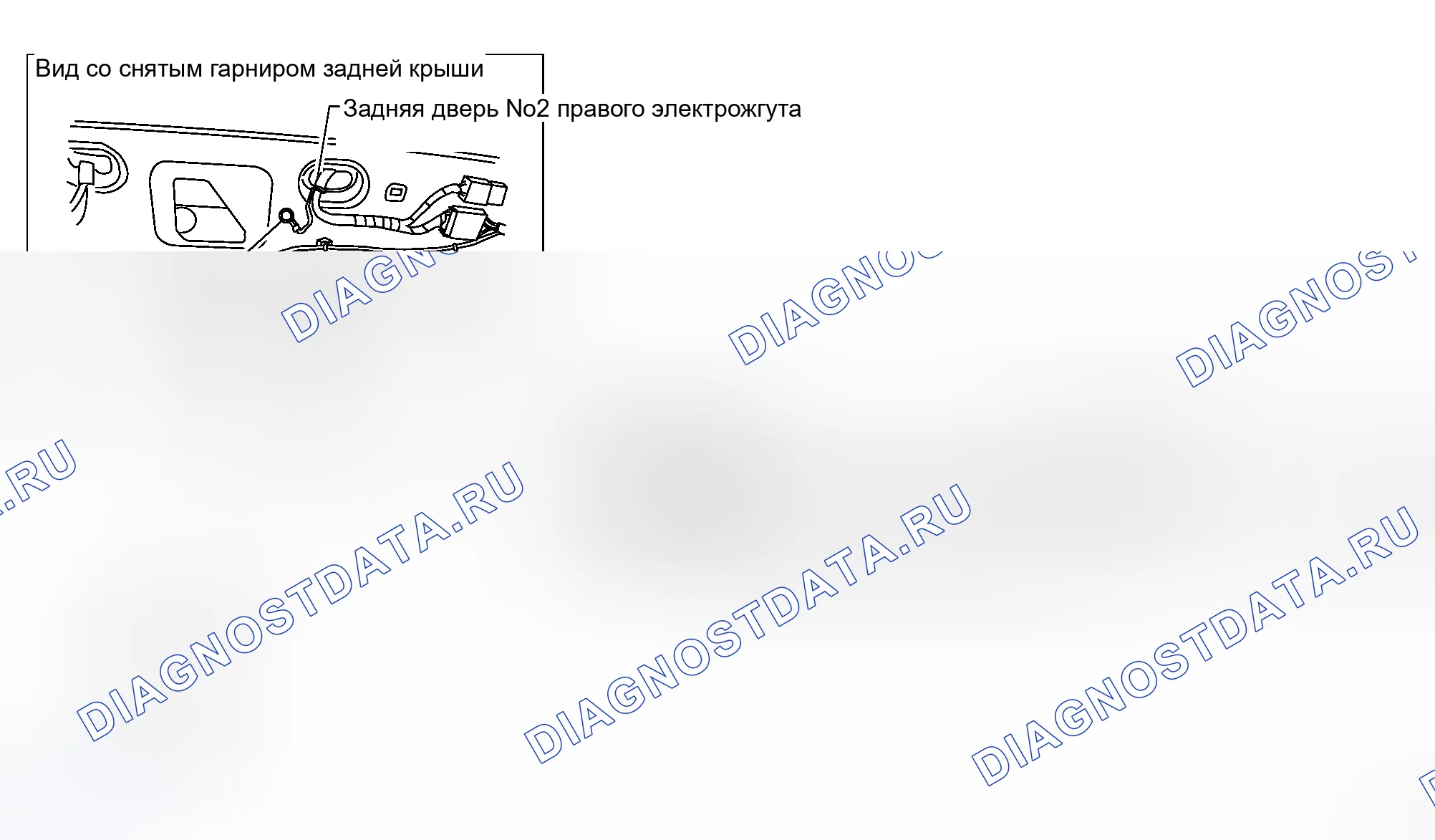Рис. 22: ПРАВЫЙ ЖГУТ ЗАДНЕЙ ДВЕРИ № 2. Honda N-WGN I