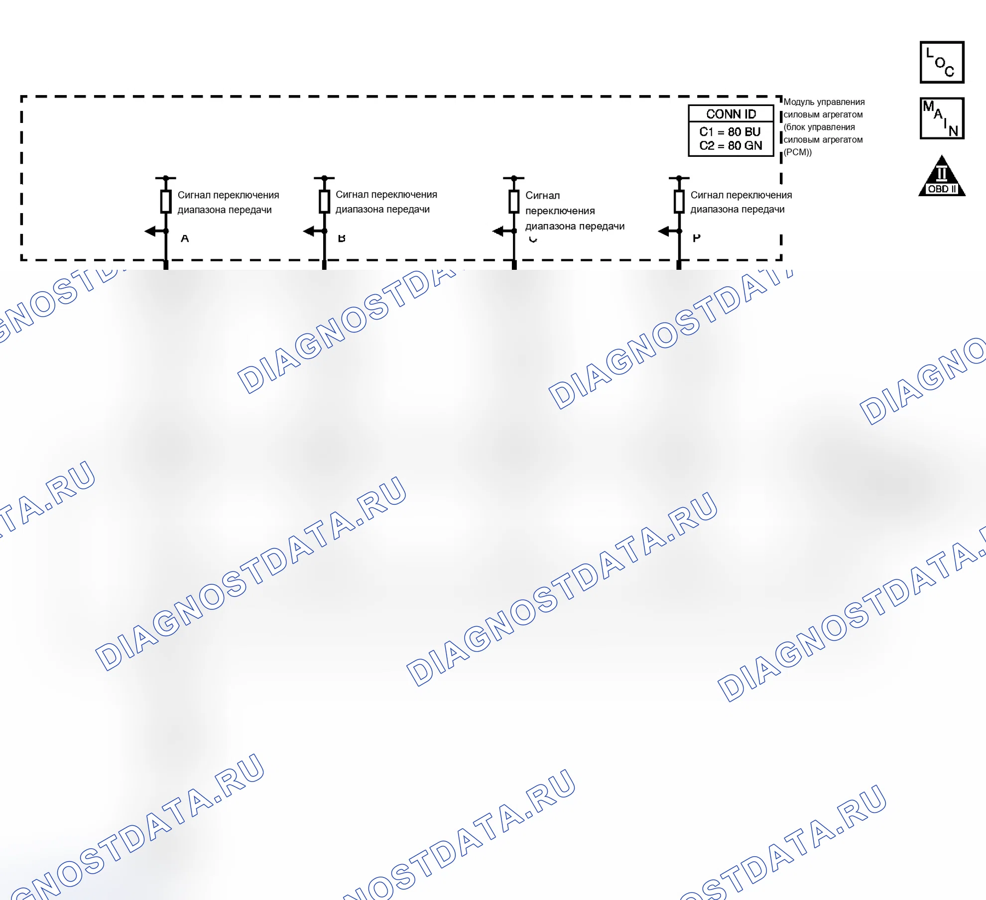 Рис. 158: P0706 расшифровка кода ошибки. Chevrolet Chevy Express G2500 