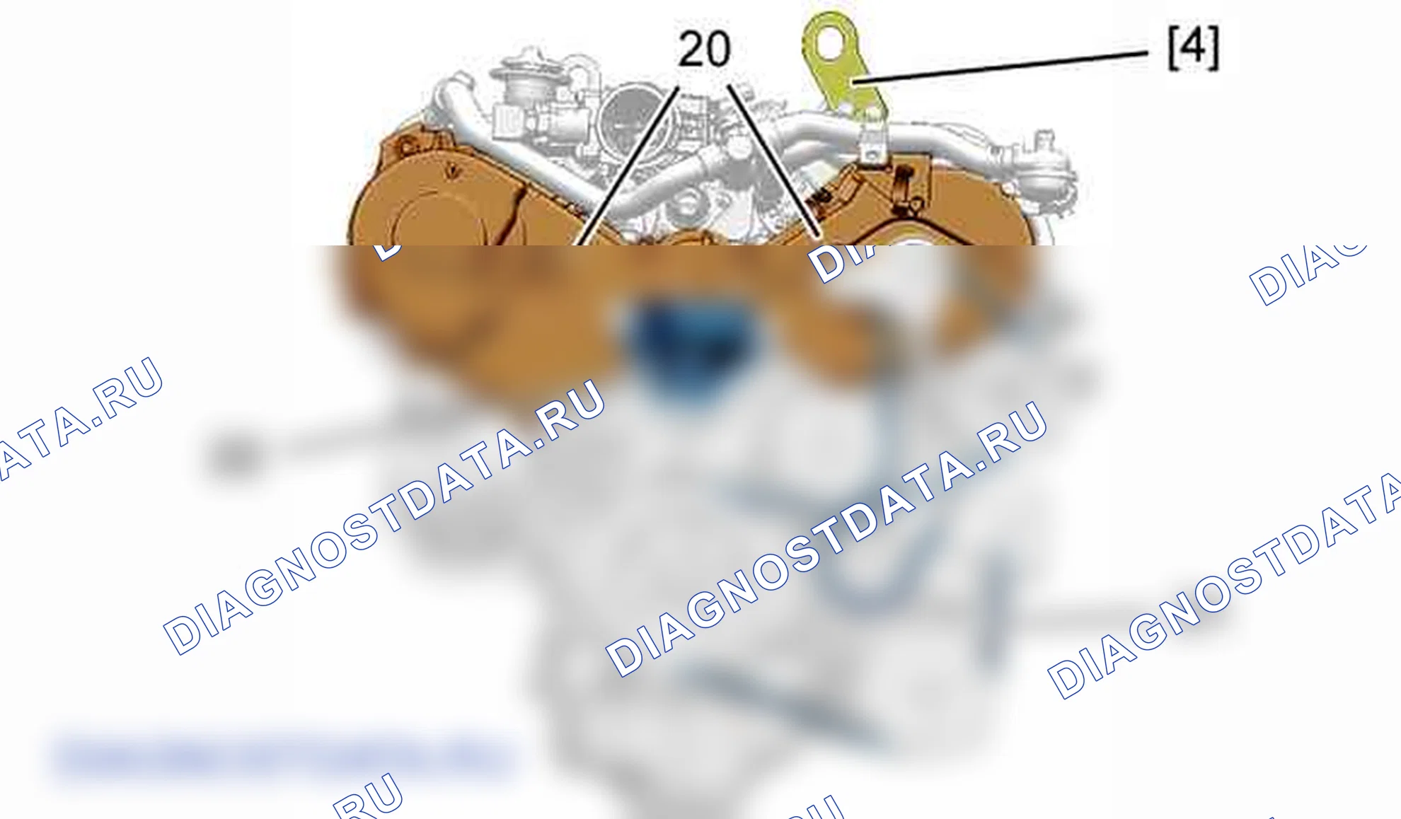 Проверка: фиксация механизма газораспределения — b1ed03gd. Citroen C5 II