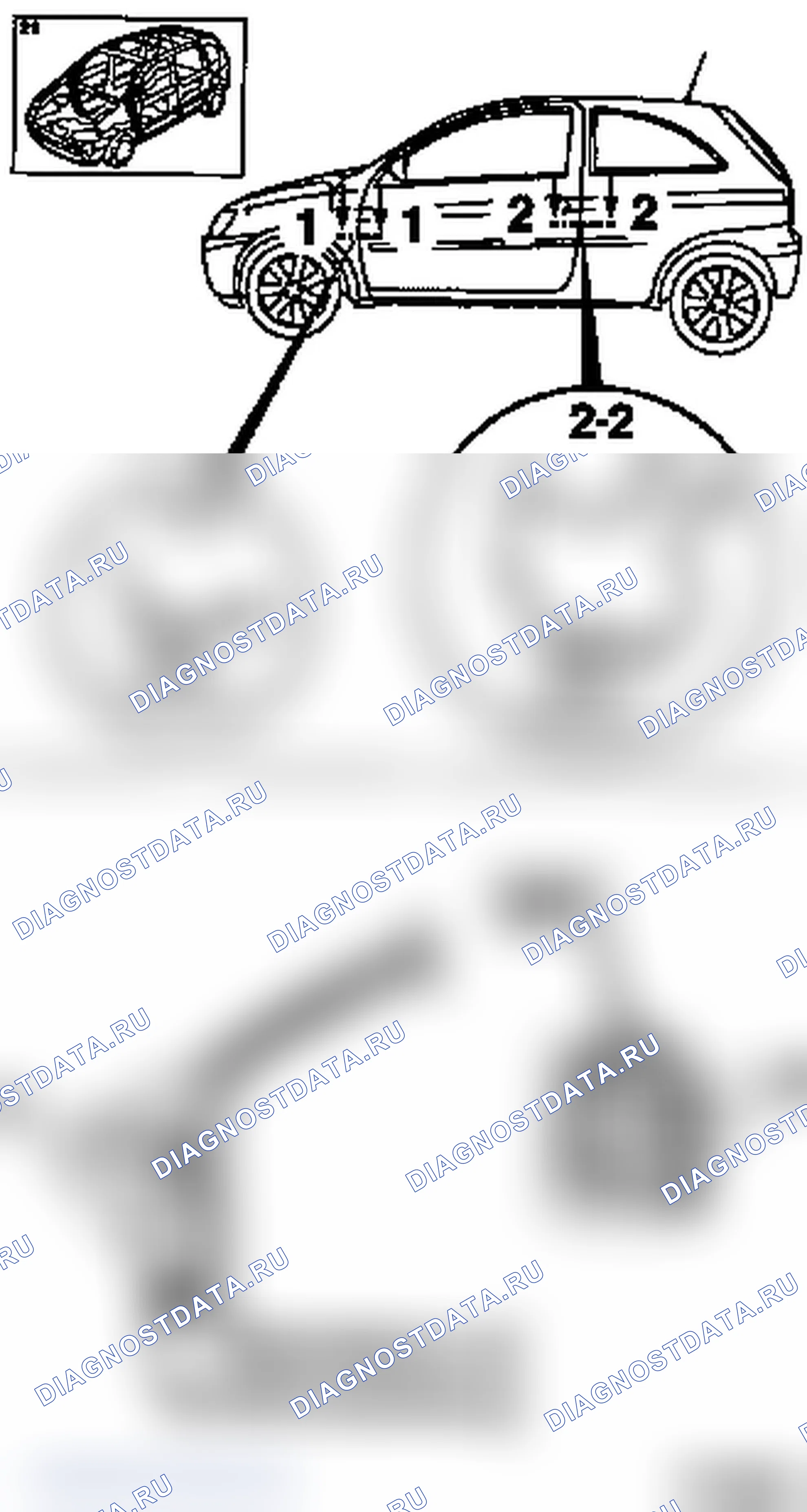 Замена передней стойки - модели F 06, F 25. Opel Combo C
