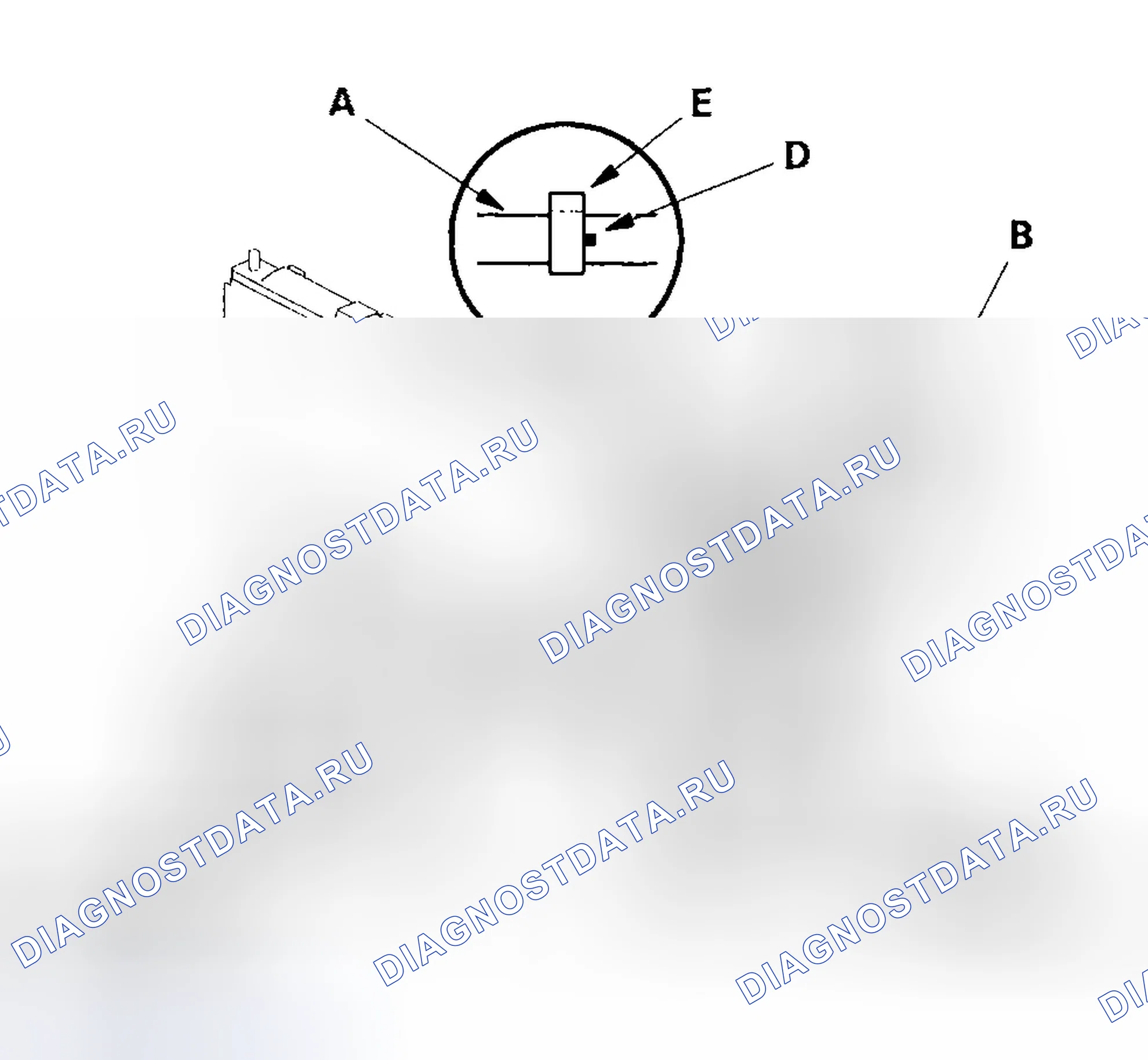 Рис. 492: Замена шланга охладителя ATF. Honda Odyssey II