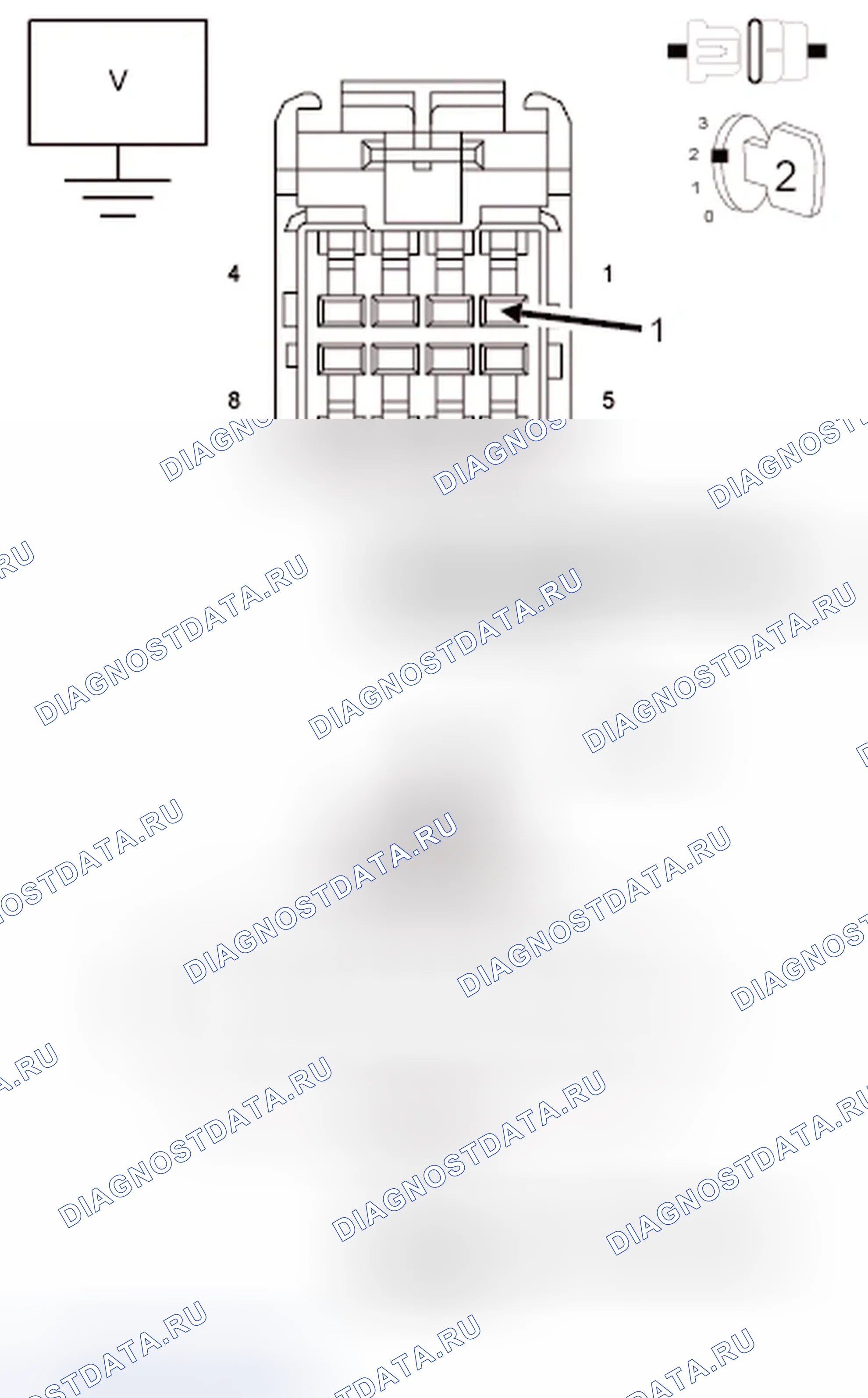 Рис. 138: ДИАГНОСТИЧЕСКИЙ ТЕСТ. Chrysler Town & Country V рестайлинг