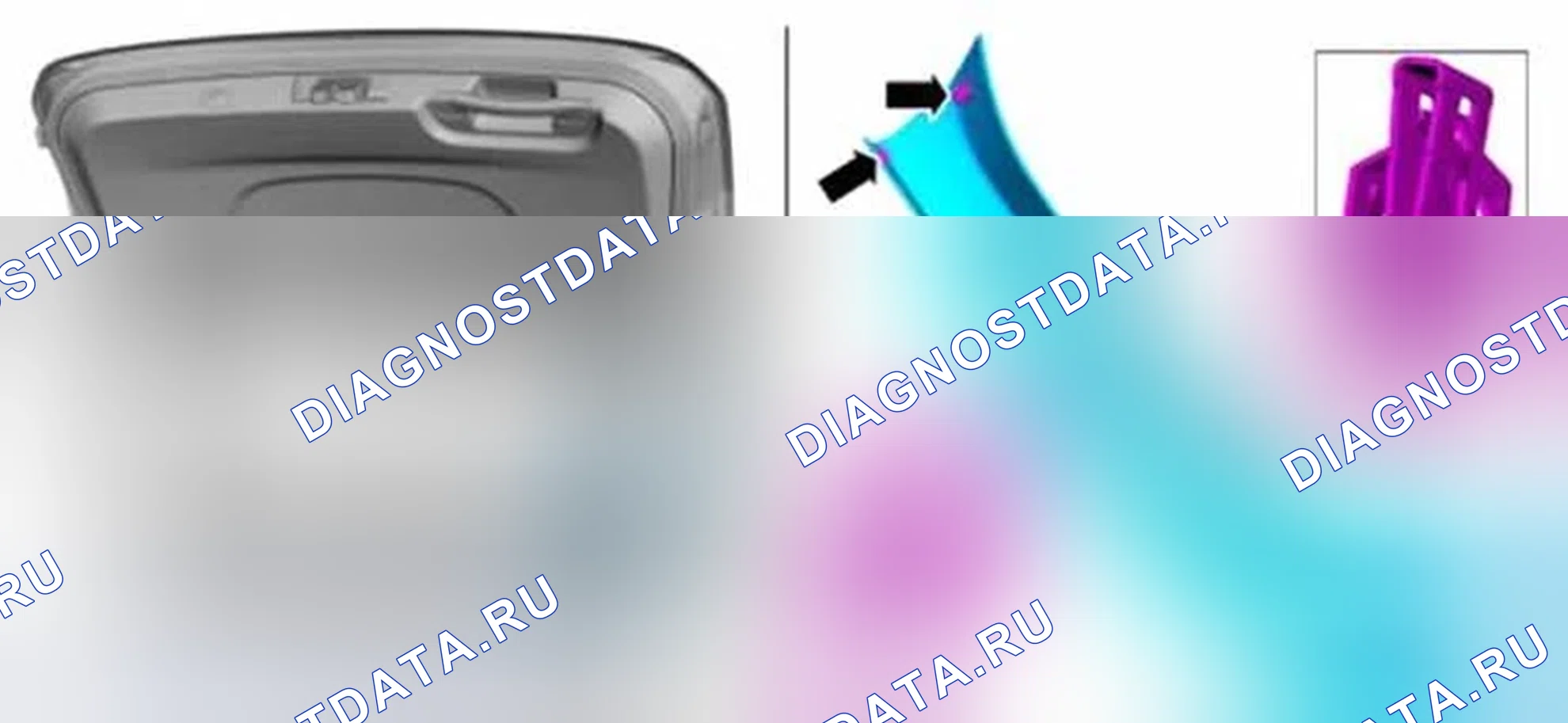 Рис. 4: Демонтаж. Ford C-MAX II
