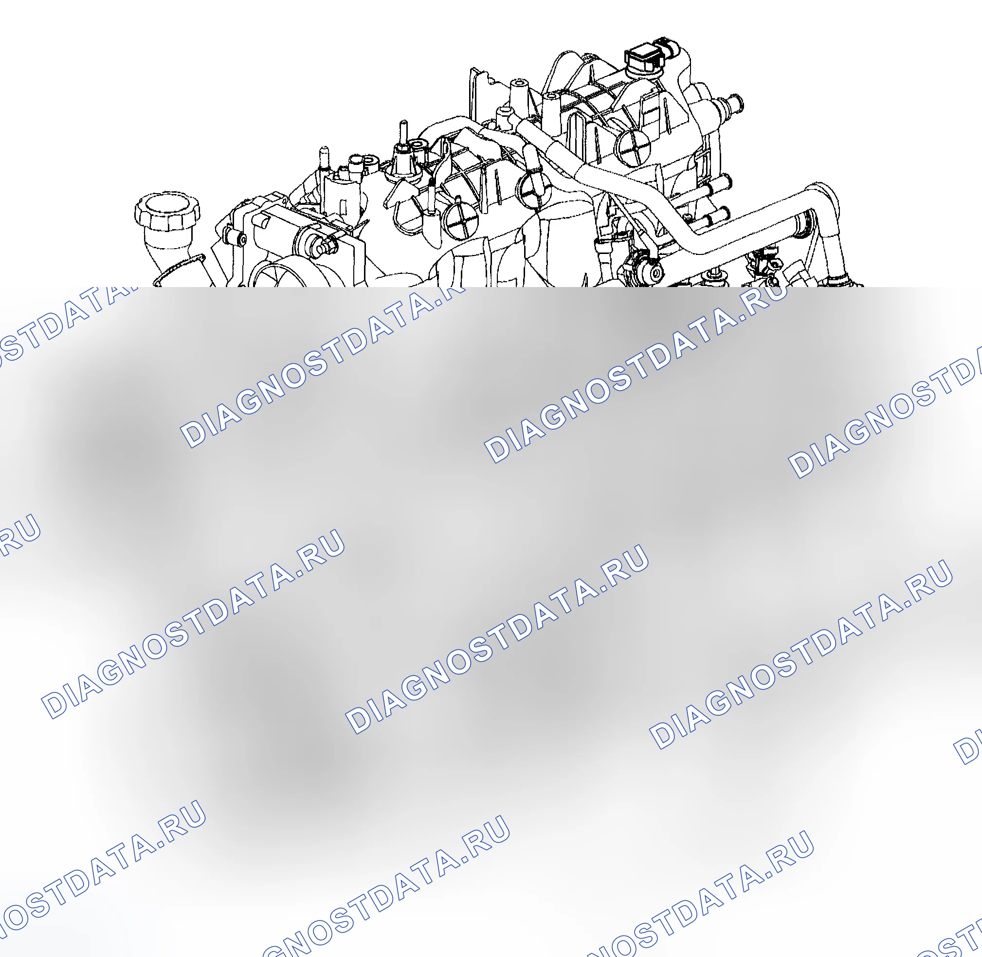 Рис. 96: Описание компонентов двигателя. Chevrolet Suburban K1500 GMT800