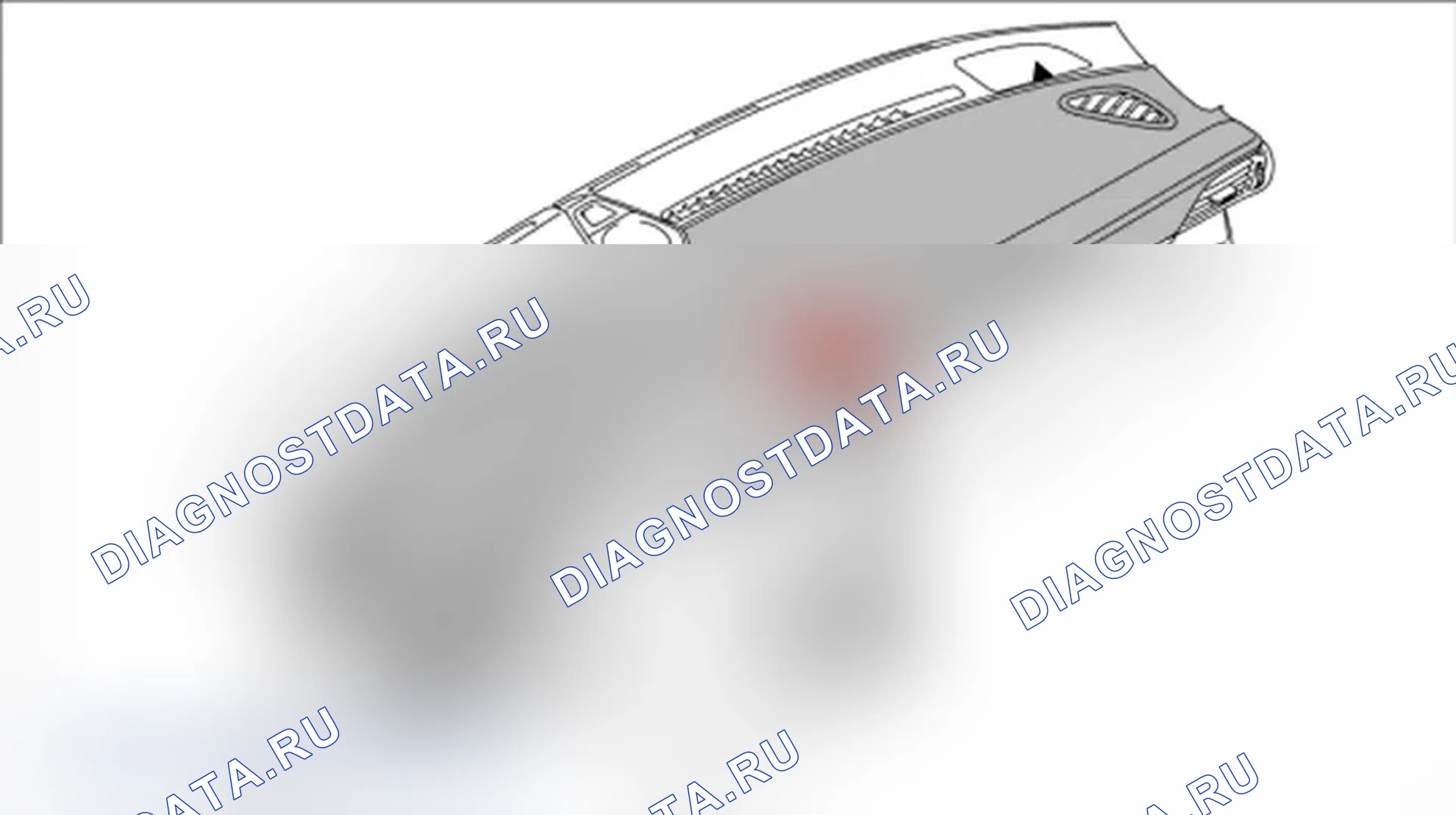 Рис. 57: Демонтаж приборной панели. Porsche 911 GT3 997