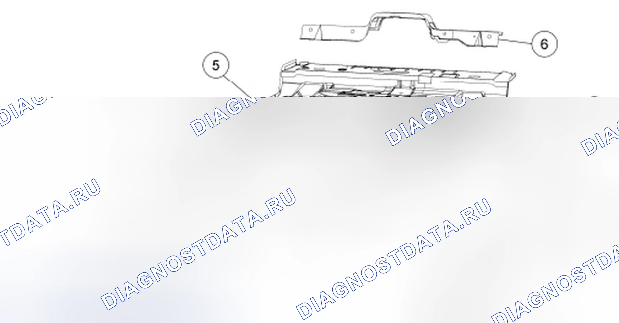 Рис. 64: Нижняя часть кузова - обычная кабина. Ford Ranger II рестайлинг