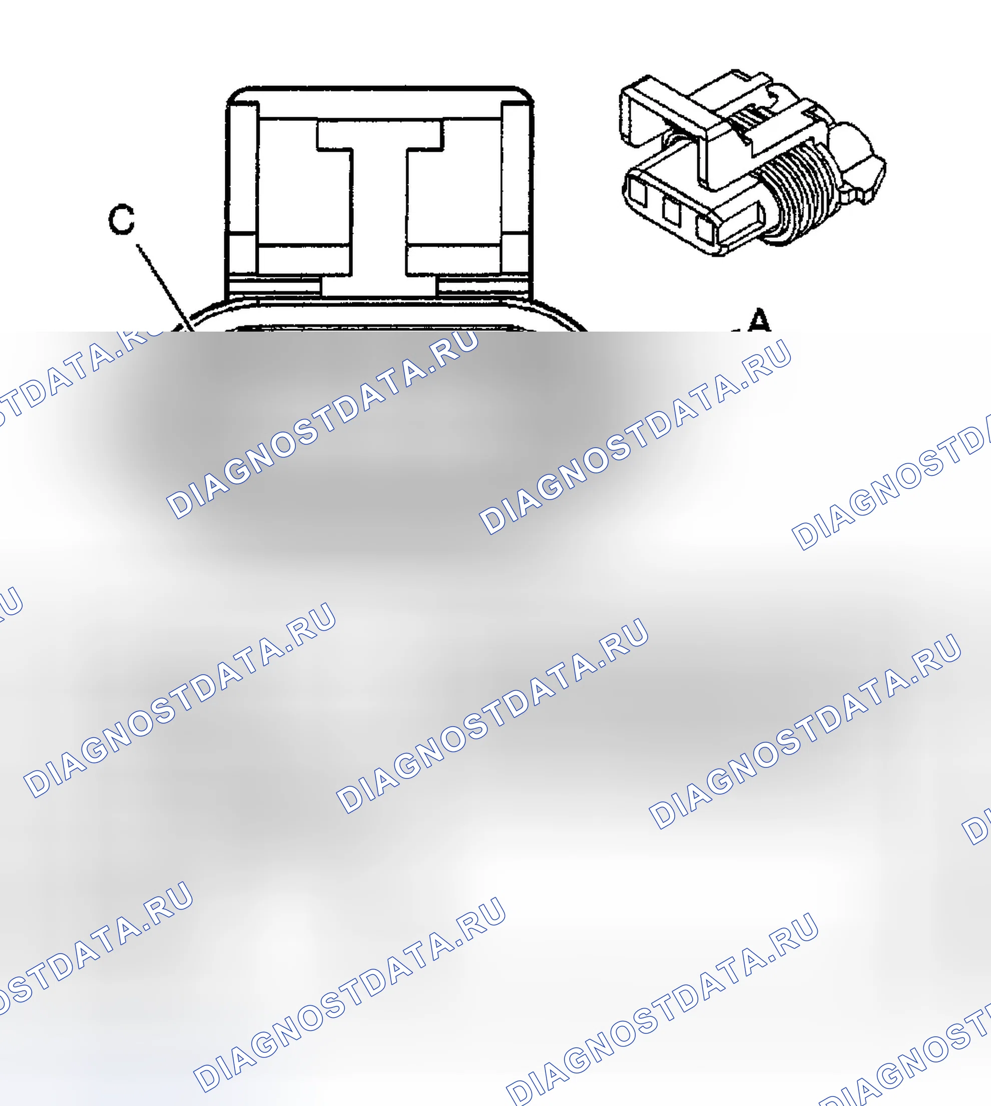Рис. 170: ИДЕНТИФИКАЦИЯ СОЕДИНИТЕЛЯ. GMC Savana H2500 