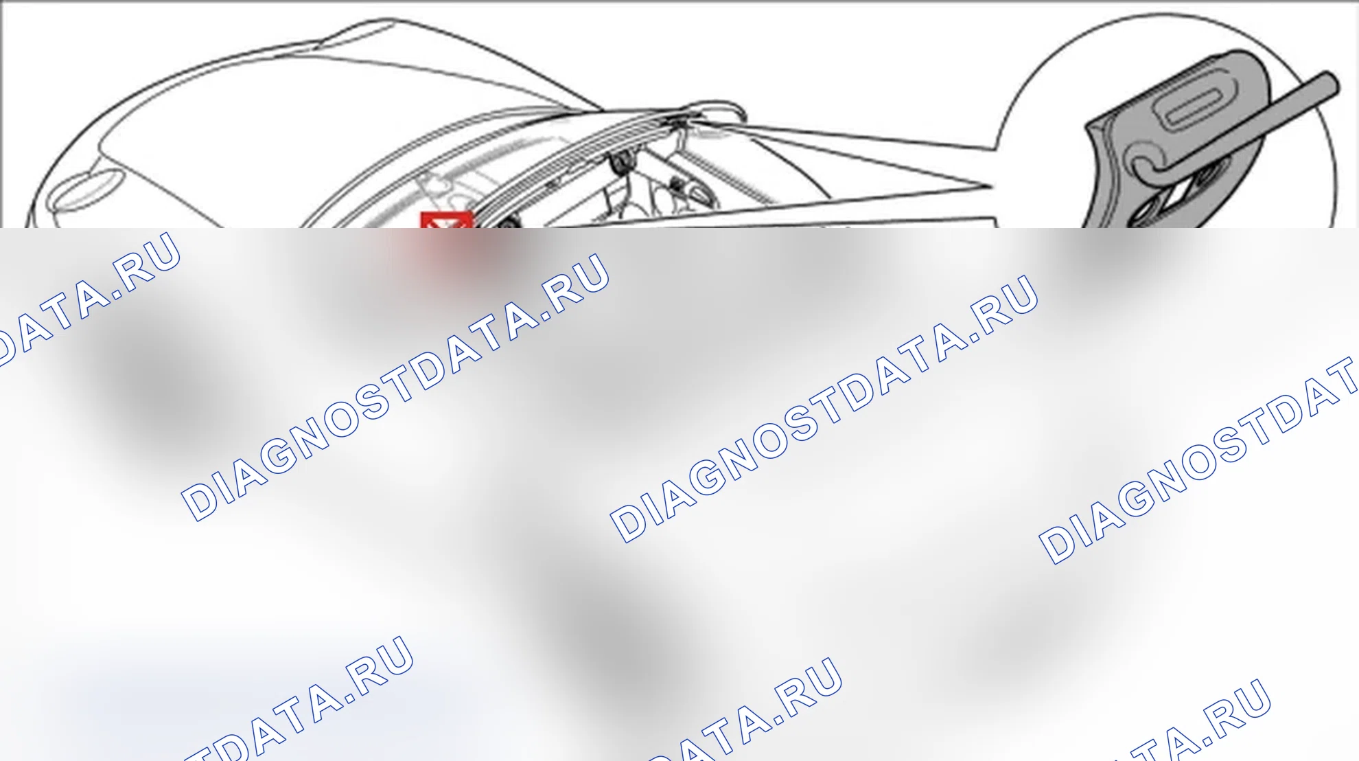 Рис. 148: Снятие опоры с поворотным верхом. Porsche Boxster S 987